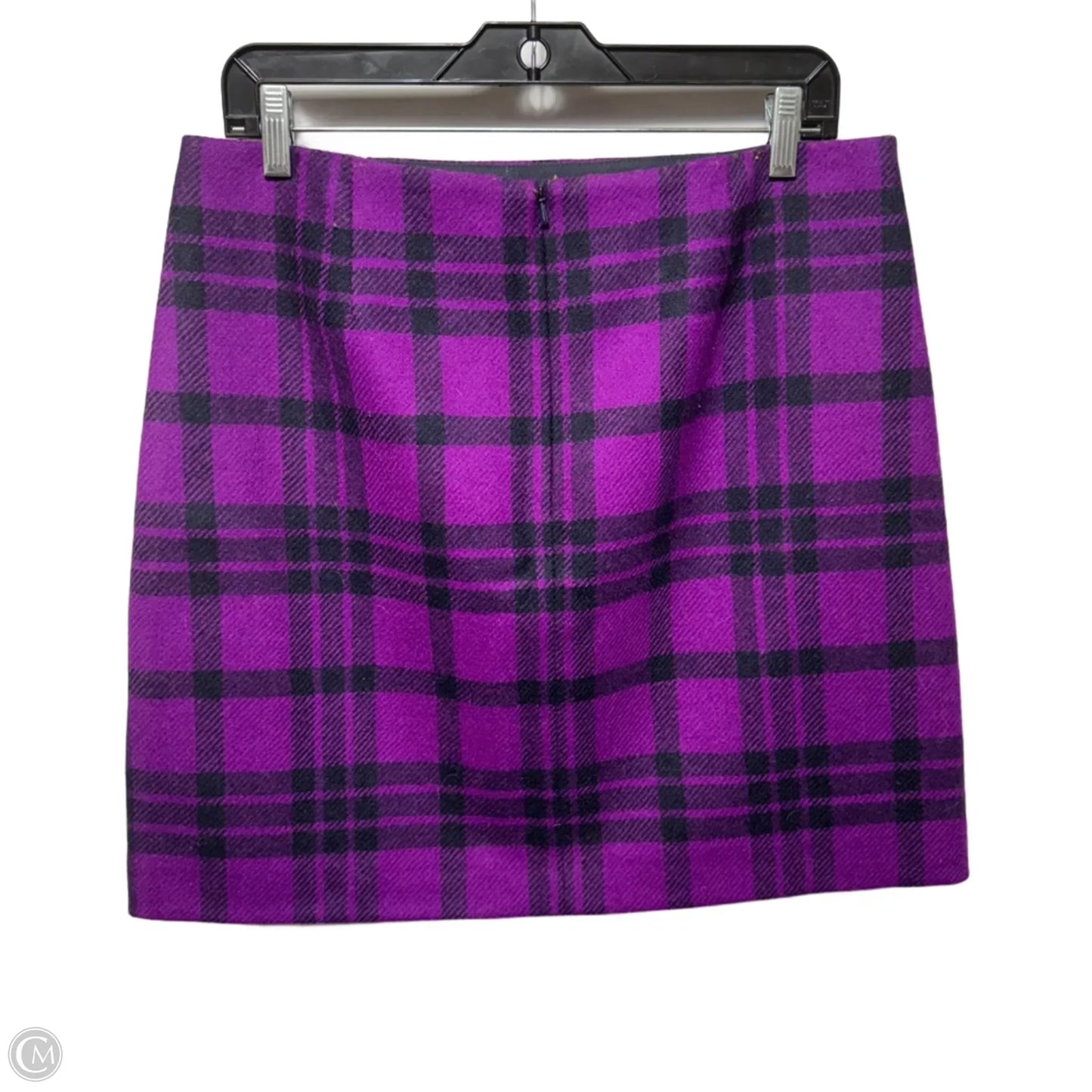 Mini Skirt By Hobbs In Plaid Pattern, Size: 8