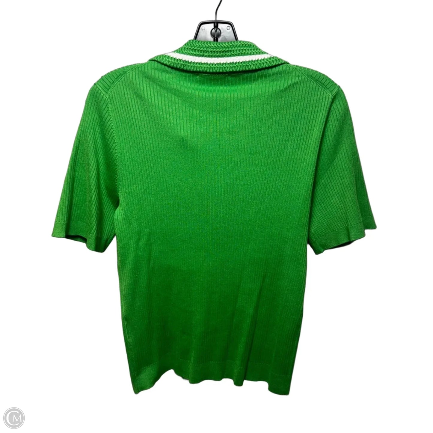 Top Short Sleeve By Karl Lagerfeld In Green, Size: L