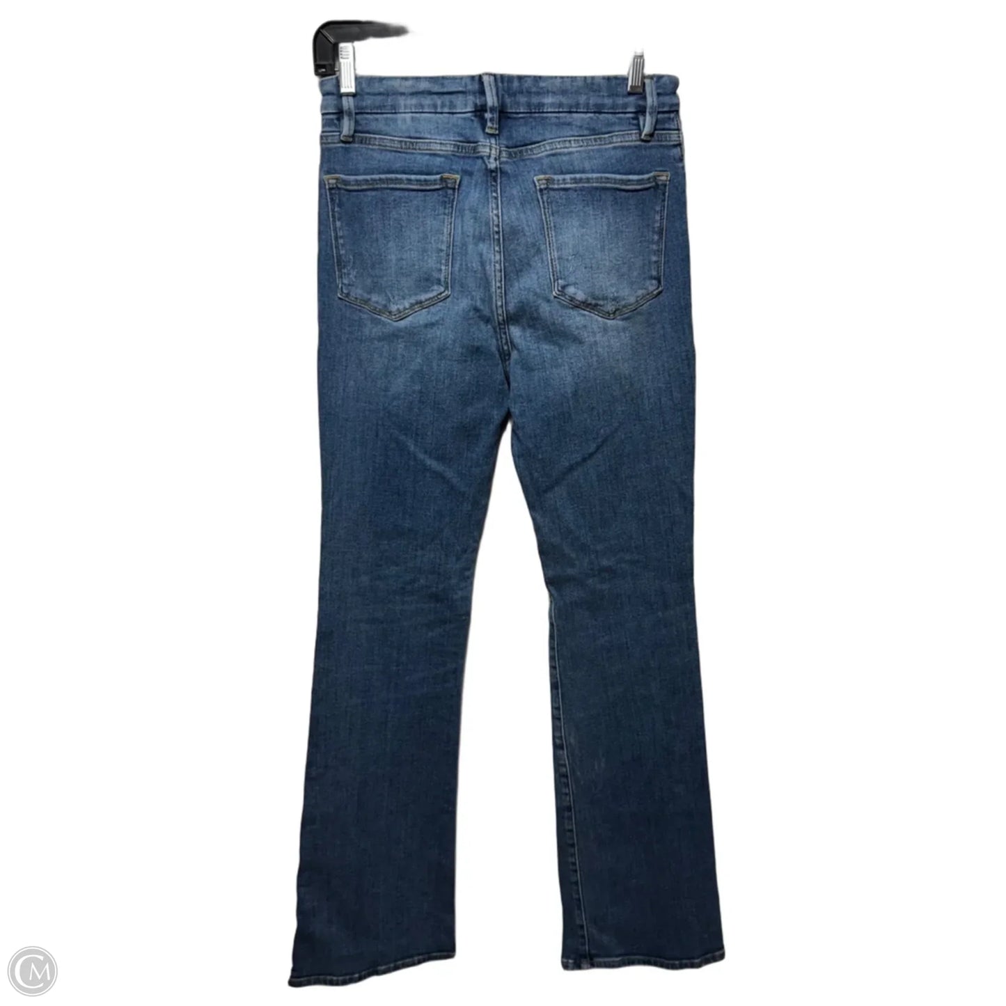 Le Mini Boot Jeans By Frame In Blue Denim, Size: 8/29