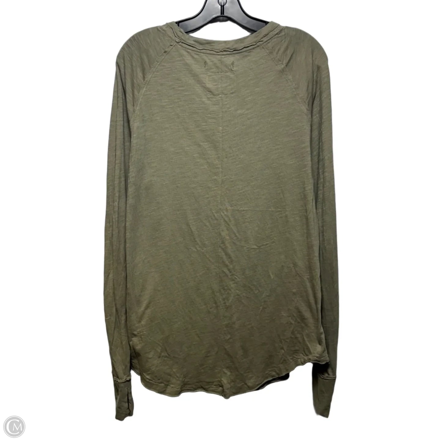 Top Long Sleeve By We The Free In Green, Size: Xs