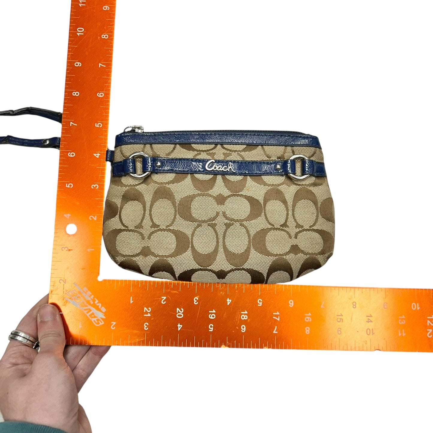 Wristlet Designer By Coach, Size: Small