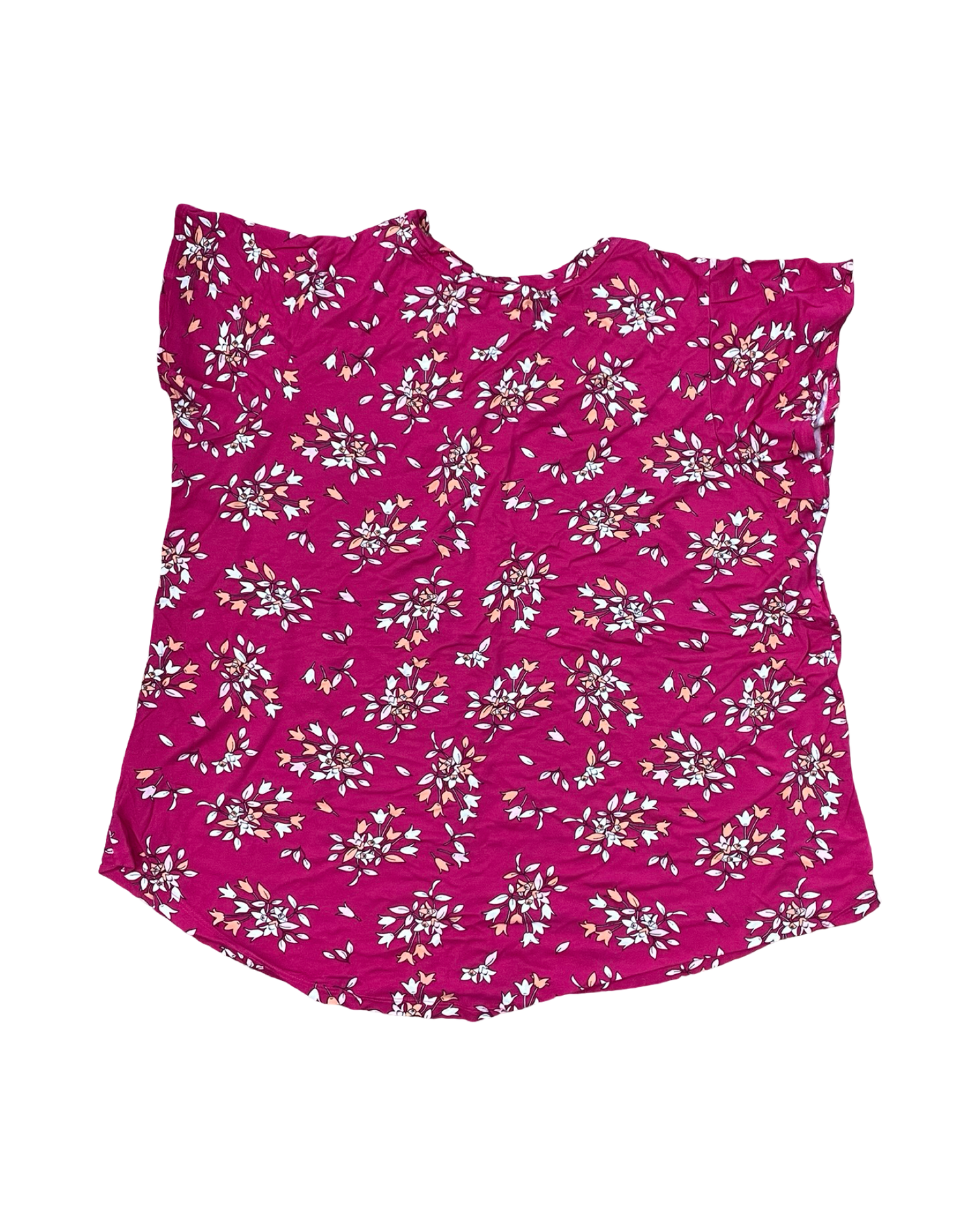 Top Ss By Liz Claiborne In Pink, Size:1X