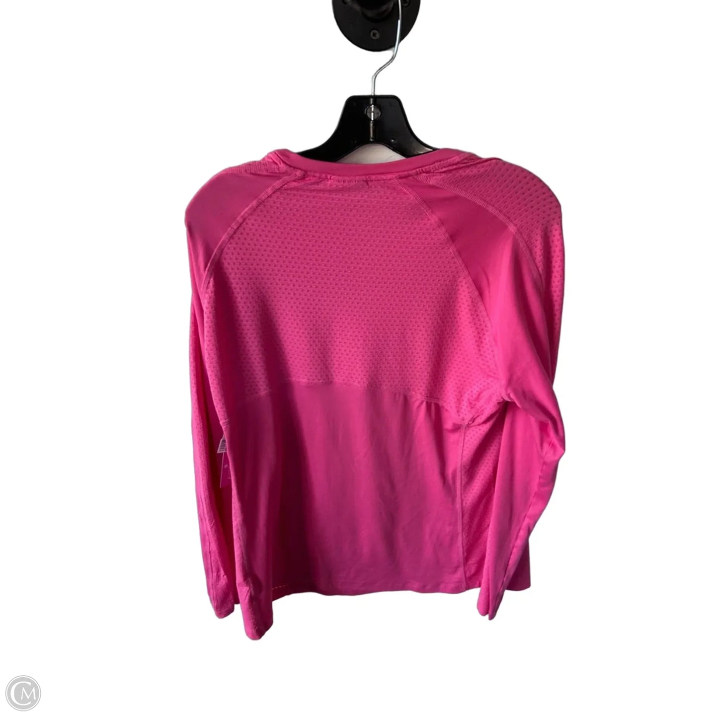Athletic Top Long Sleeve Crewneck By Columbia In Pink, Size: L