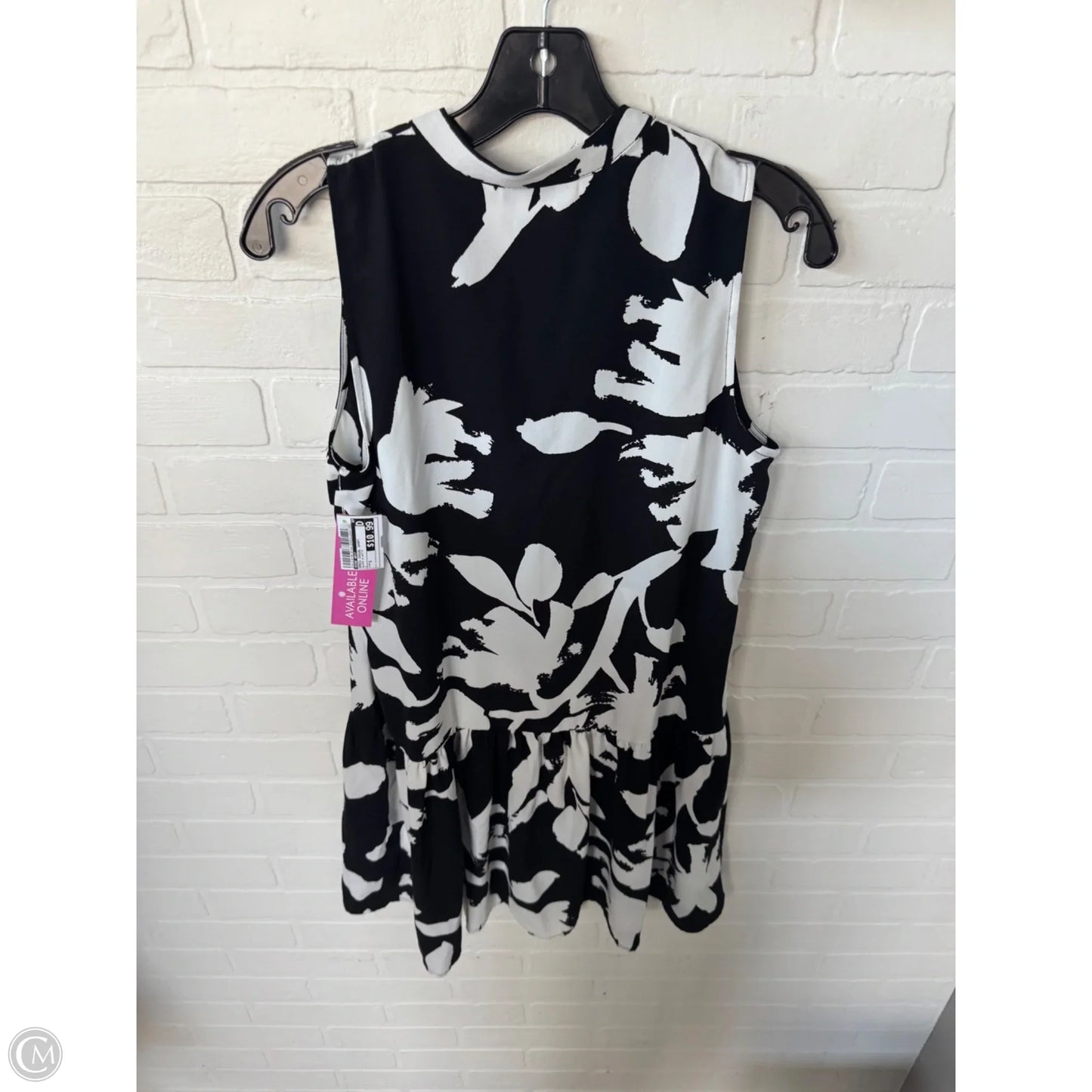 Dress Casual Short By Nine West In Black & White, Size: S