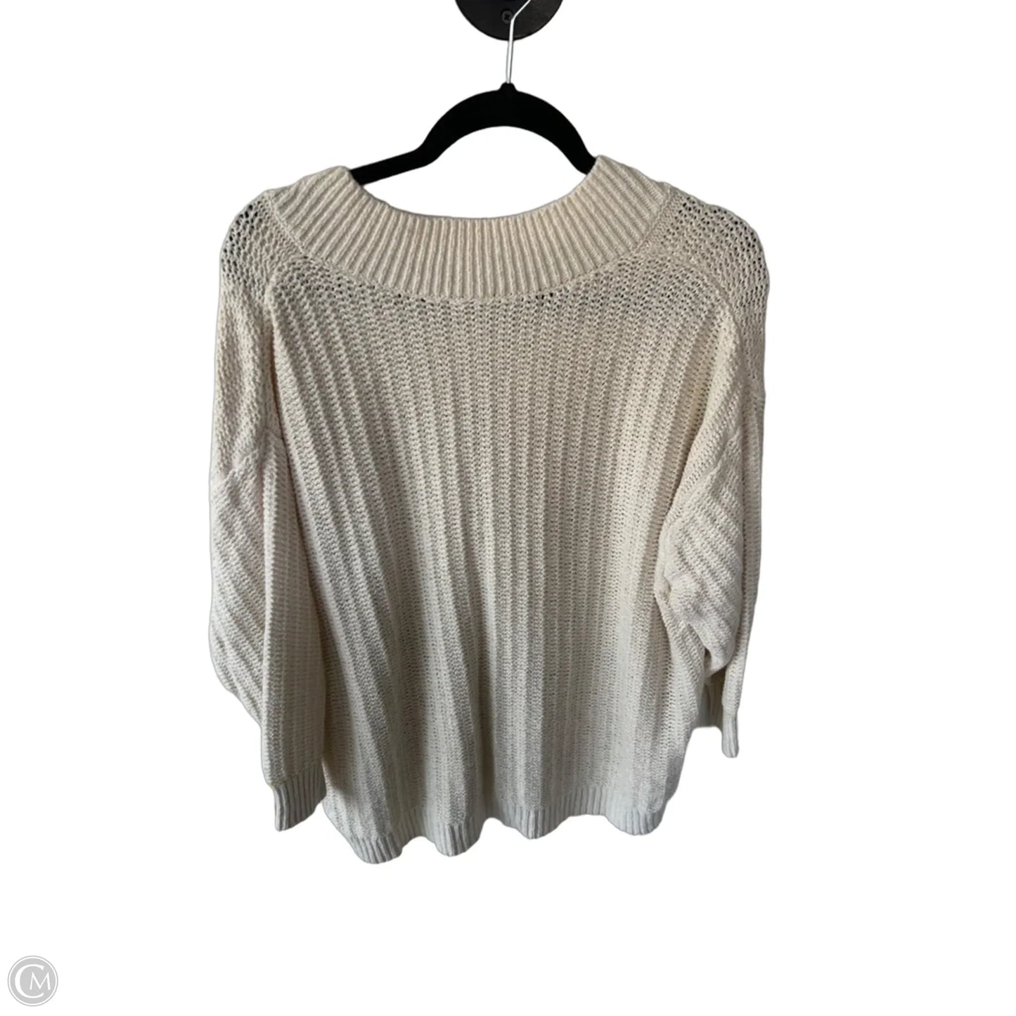 Sweater By Cabi In Cream, Size: Xl