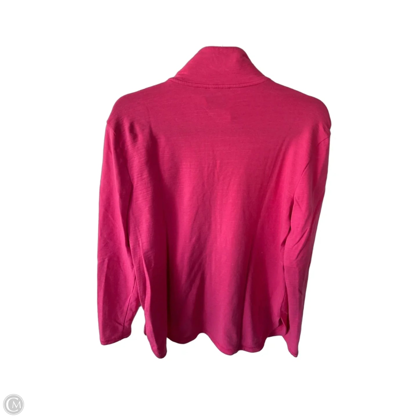 Sweatshirt Collar By Talbots In Pink, Size: M