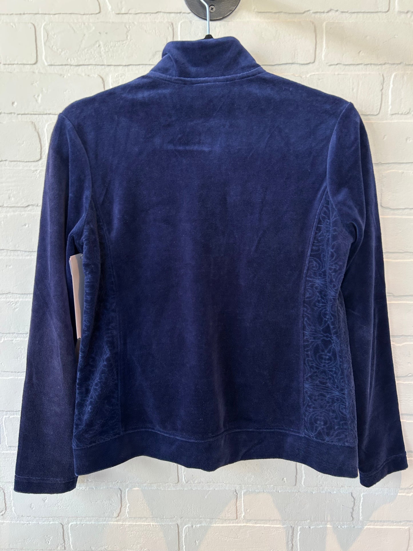 Sweatshirt Collar By Croft And Barrow In Navy, Size: Sp