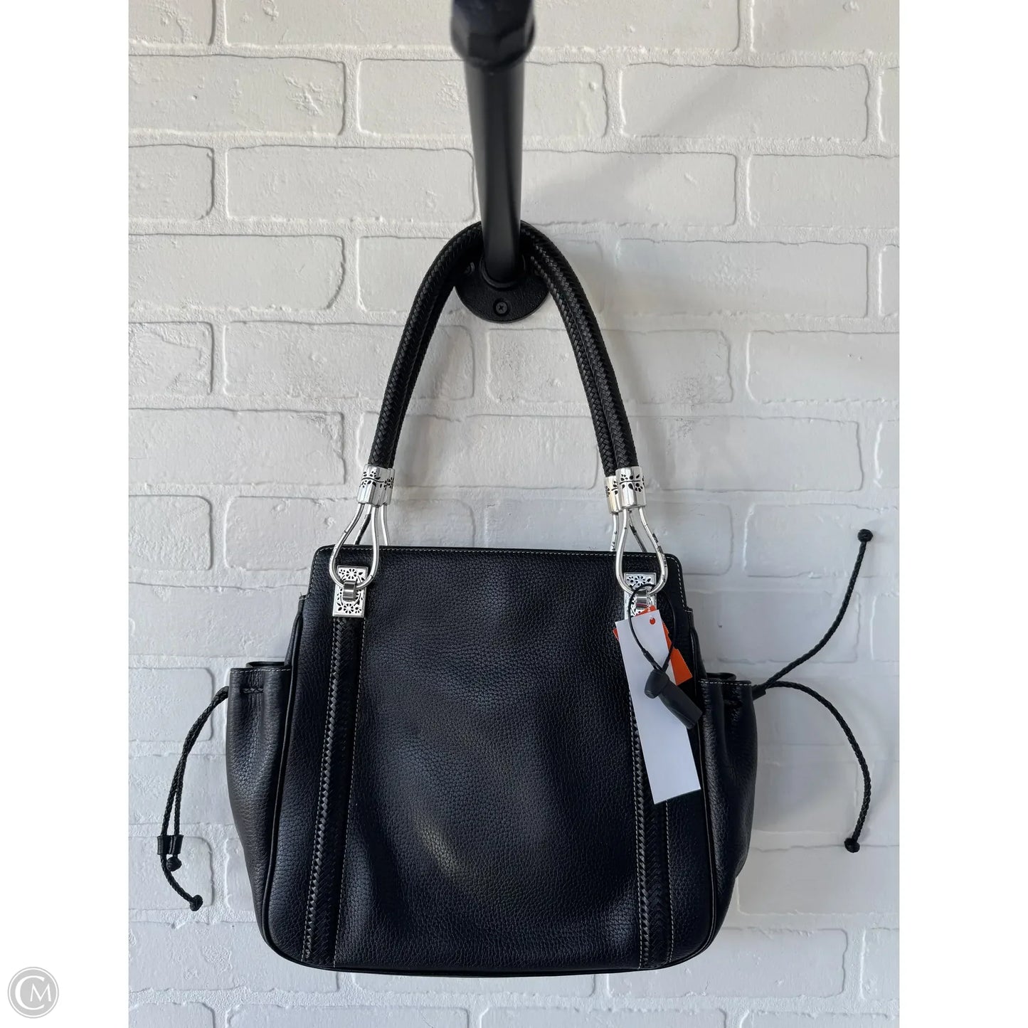 Handbag Leather By Brighton, Size: Large