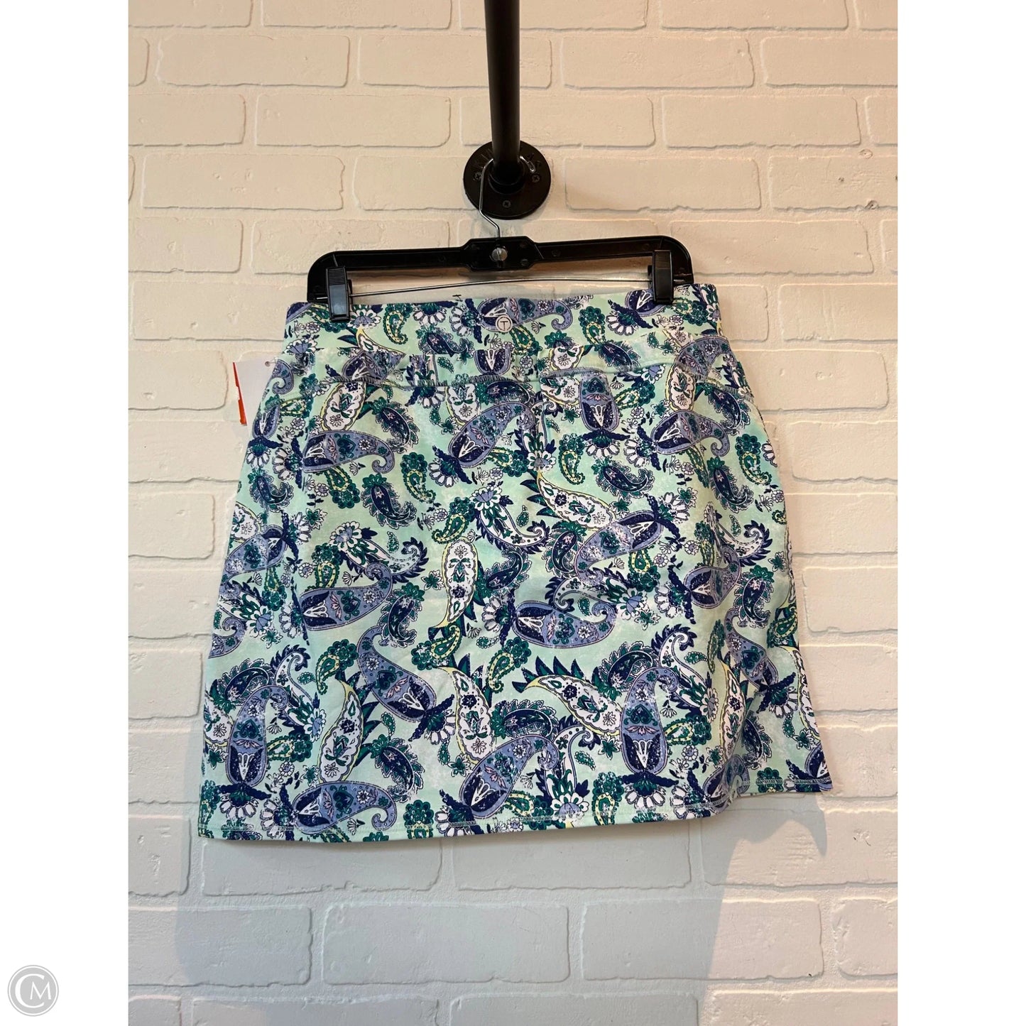 Skort By Talbots In Blue & Green, Size: 10p