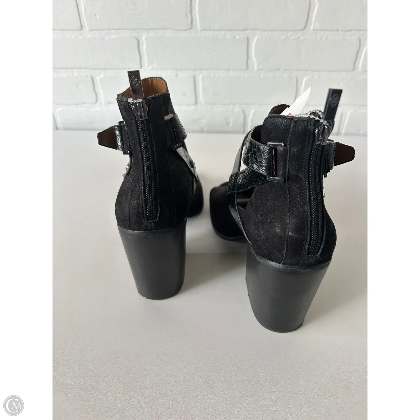 Boots Ankle Heels By Arturo Chiang In Black, Size: 10