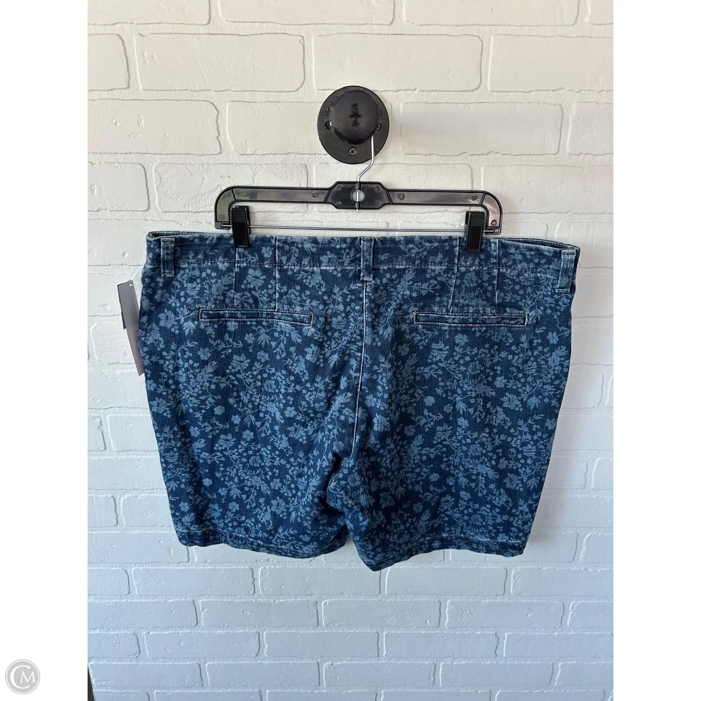 Shorts By Lee In Blue Denim, Size: 18
