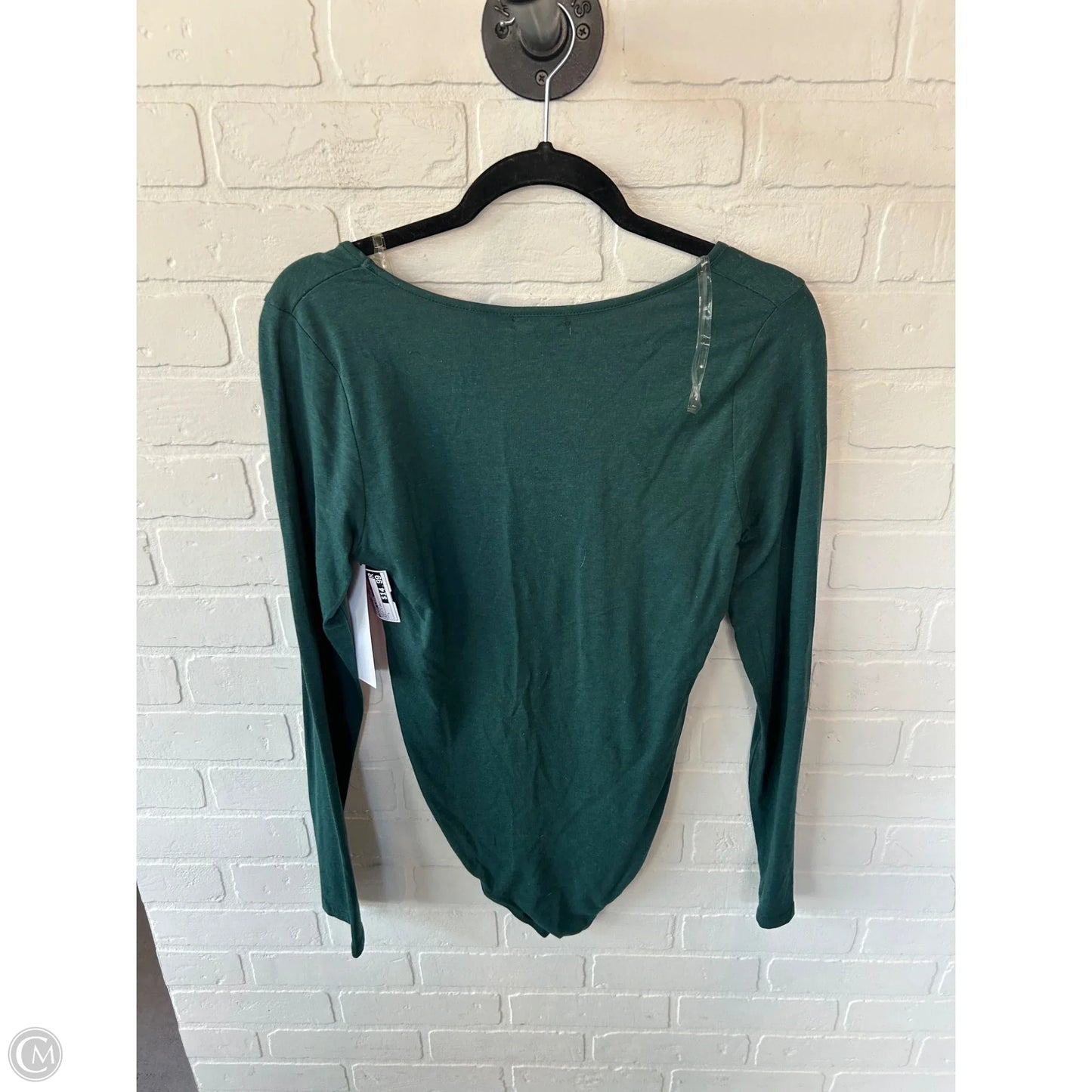 Bodysuit By Heart & Hips In Green & Grey, Size: L