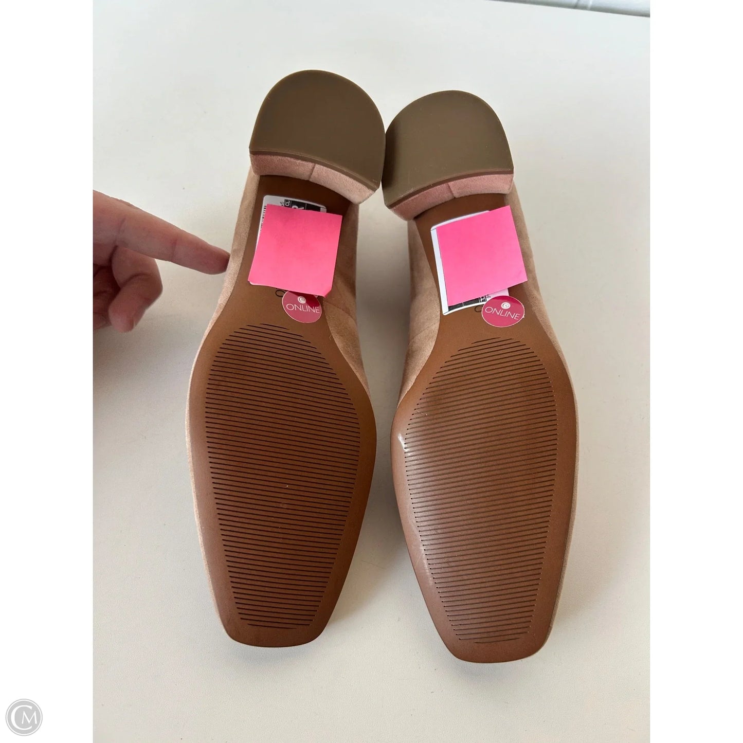 Shoes Heels Block By Franco Sarto In Tan, Size: 8