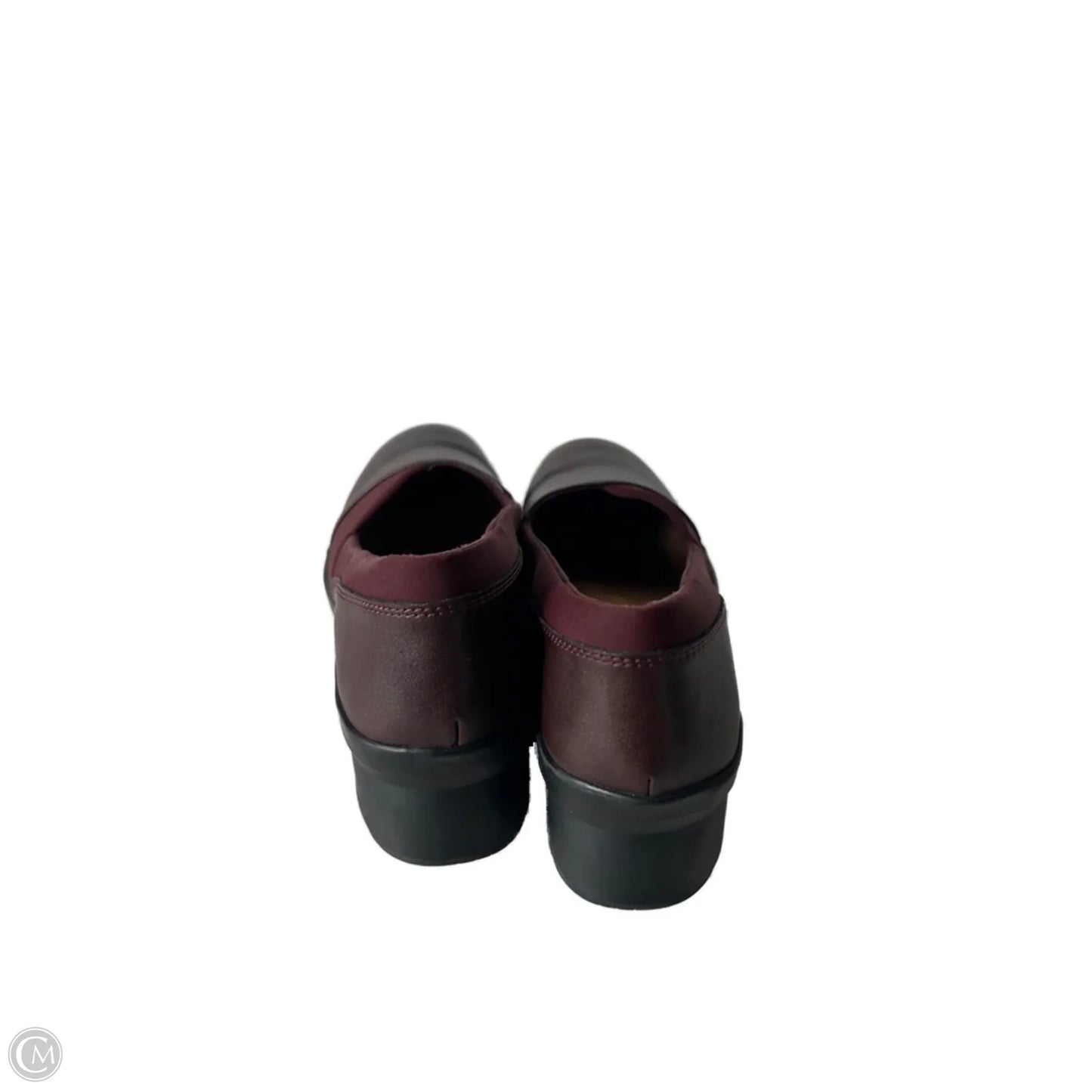 Shoes Heels Wedge By Clarks In Red, Size: 8