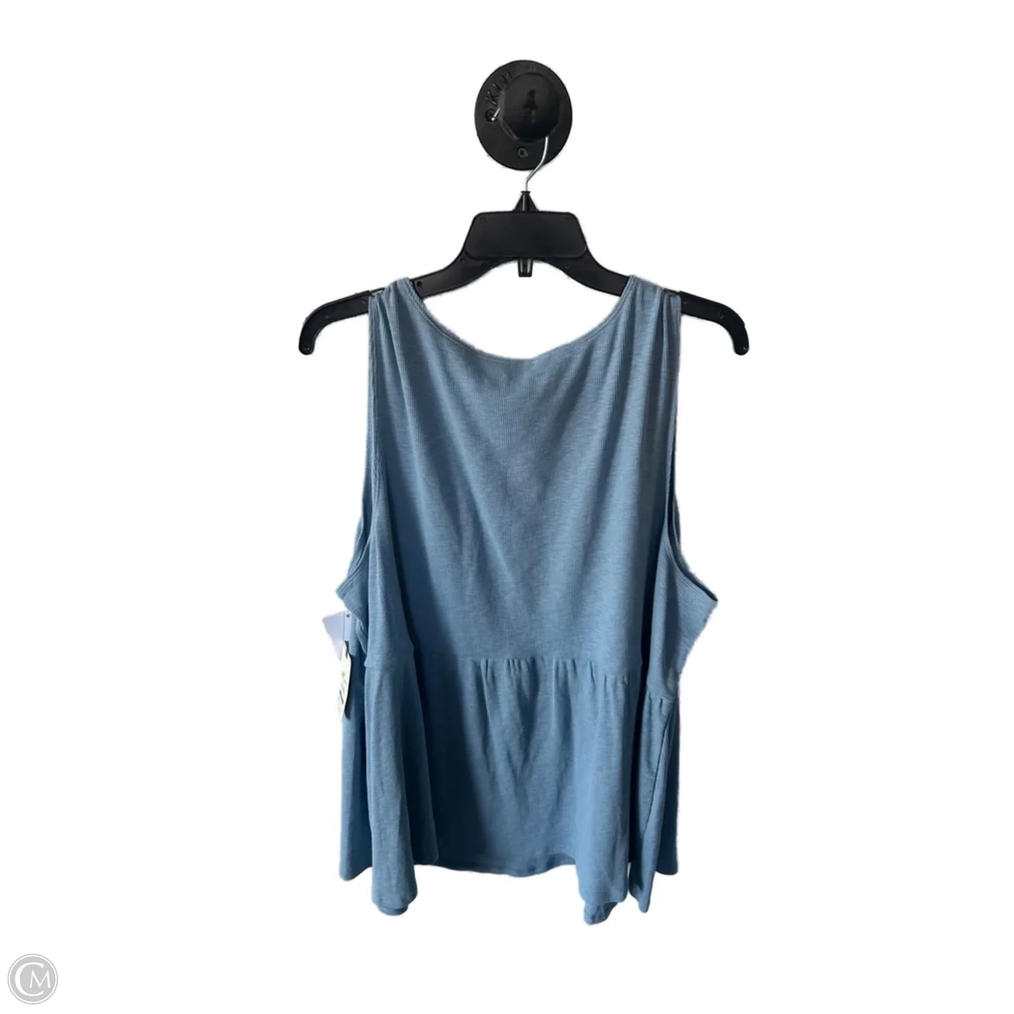 Tunic Sleeveless By Terra & Sky In Blue, Size: 4x