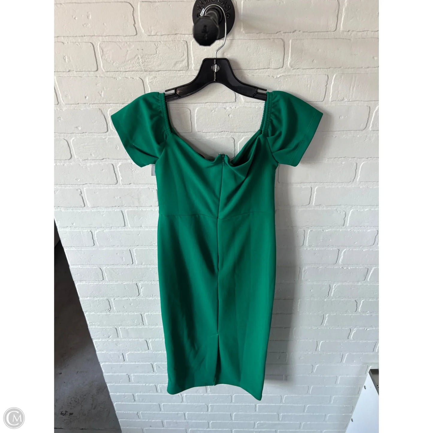 Dress Work By Top Shop In Green, Size: S