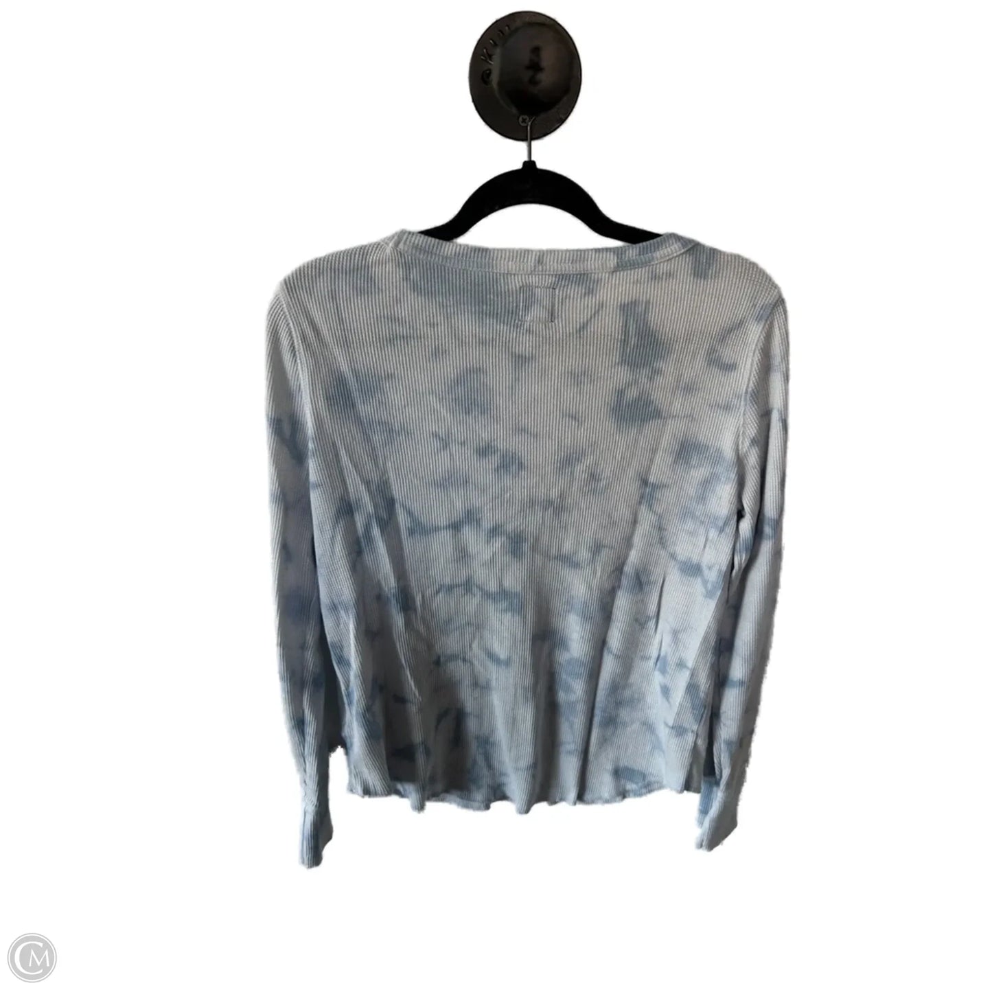 Top Long Sleeve Basic By Gap In Blue, Size: M