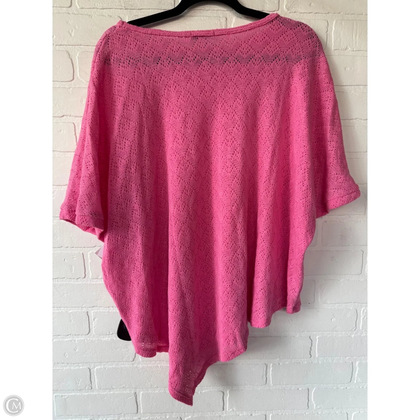 Sweater Short Sleeve By Heimish Usa In Pink, Size: L