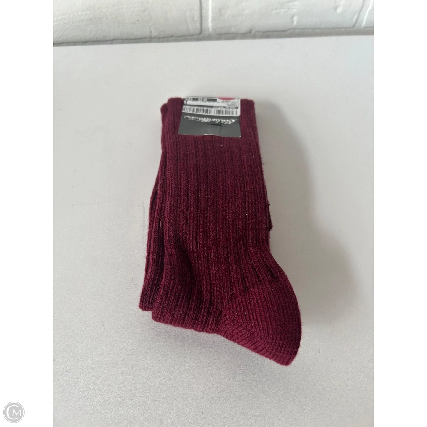 Socks By Eddie Bauer In Maroon, Size: Osfm