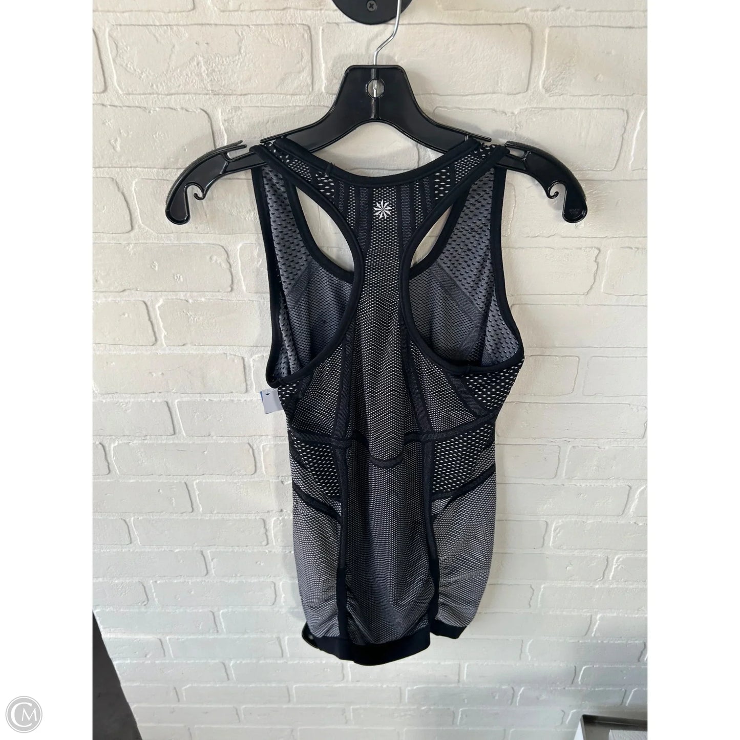 Athletic Tank Top By Athleta In Black & White, Size: Xl