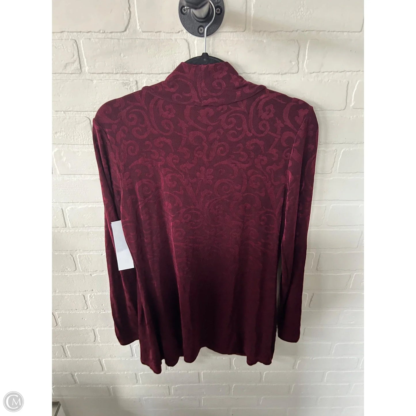 Cardigan By Coldwater Creek In Maroon, Size: S