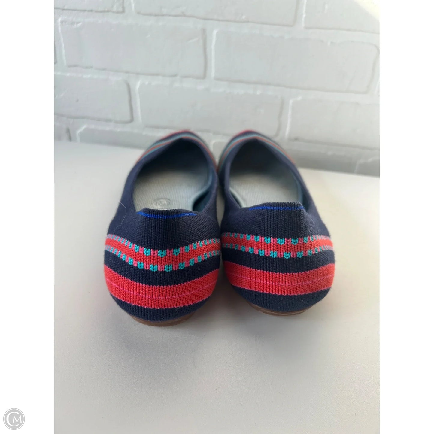 Shoes Flats By Rothys In Blue & Red, Size: 9.5