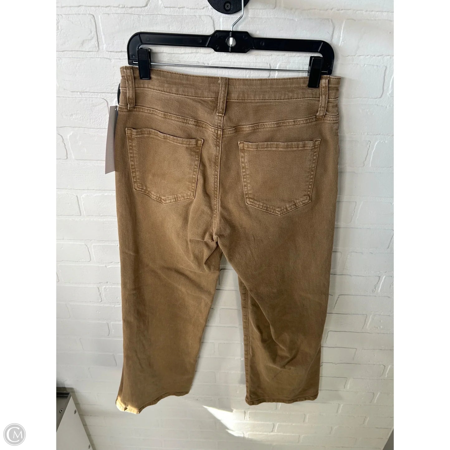 Jeans Wide Leg By Kut In Tan Denim, Size: 6