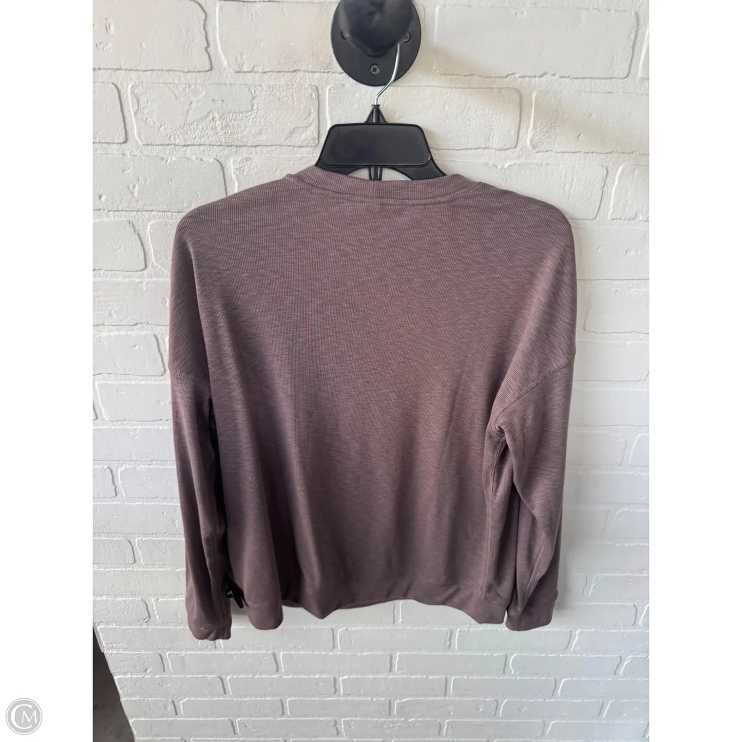 Athletic Top Long Sleeve Crewneck By Vuori In Brown & Pink, Size: Xs