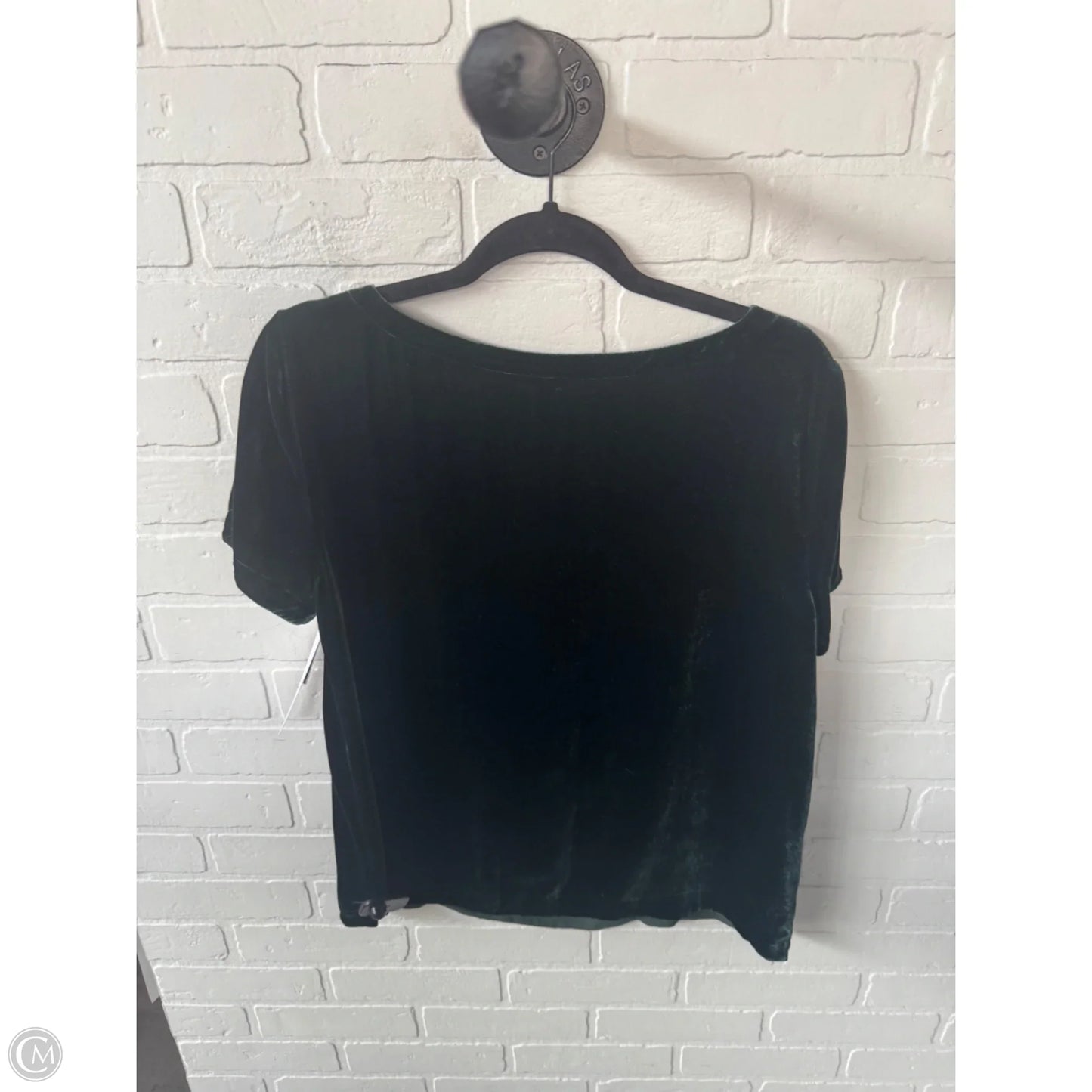 Top Short Sleeve By Eileen Fisher In Green, Size: S