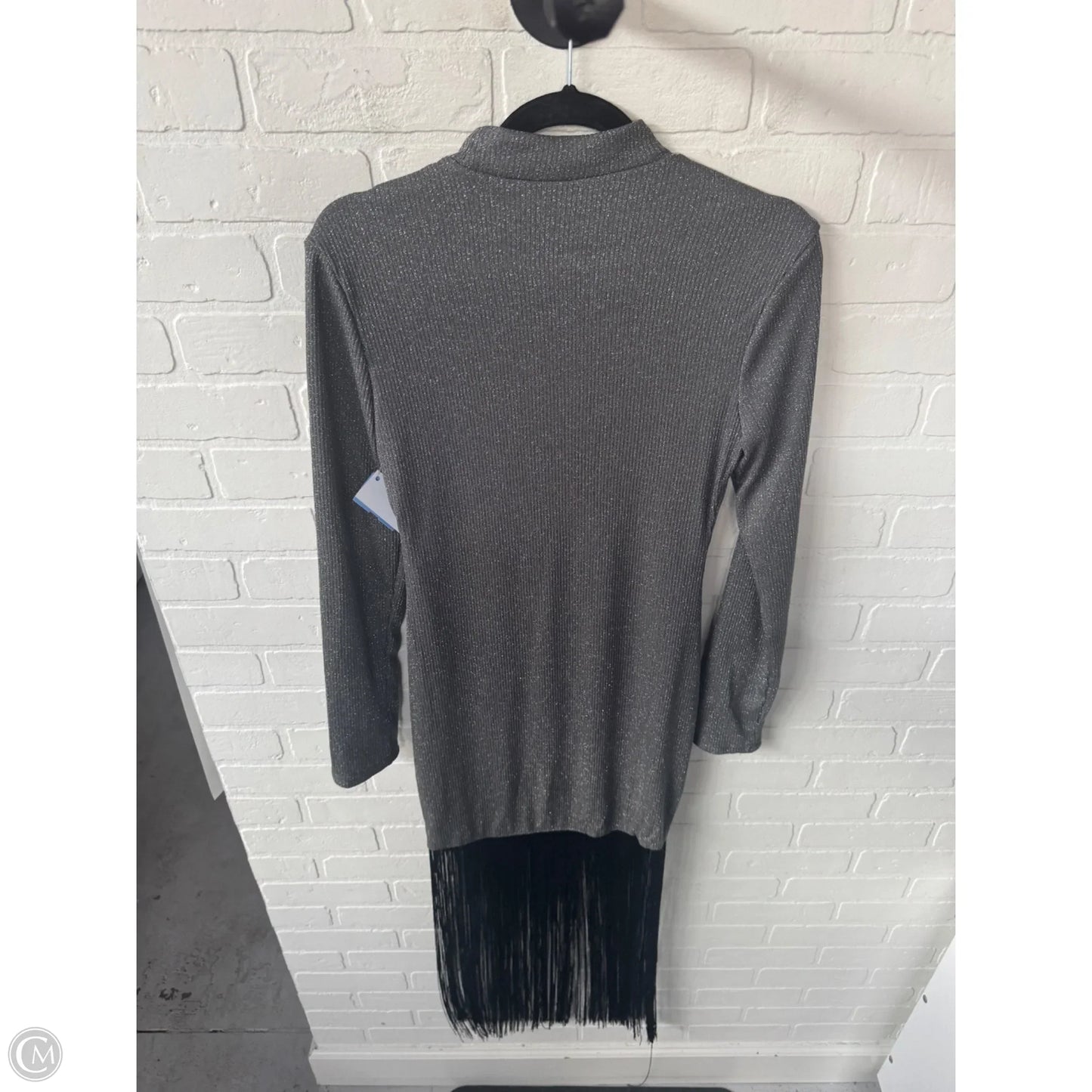 Dress Party Long By Shein In Black & Grey, Size: M