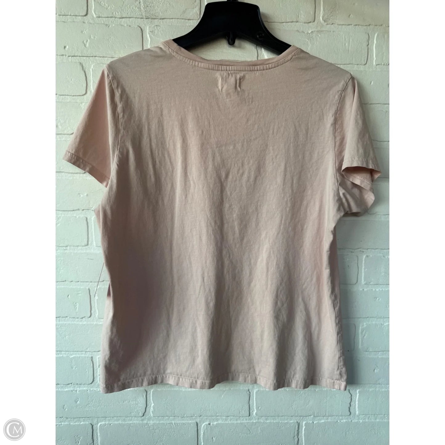 Top Short Sleeve Basic By Pact In Pink, Size: Xl