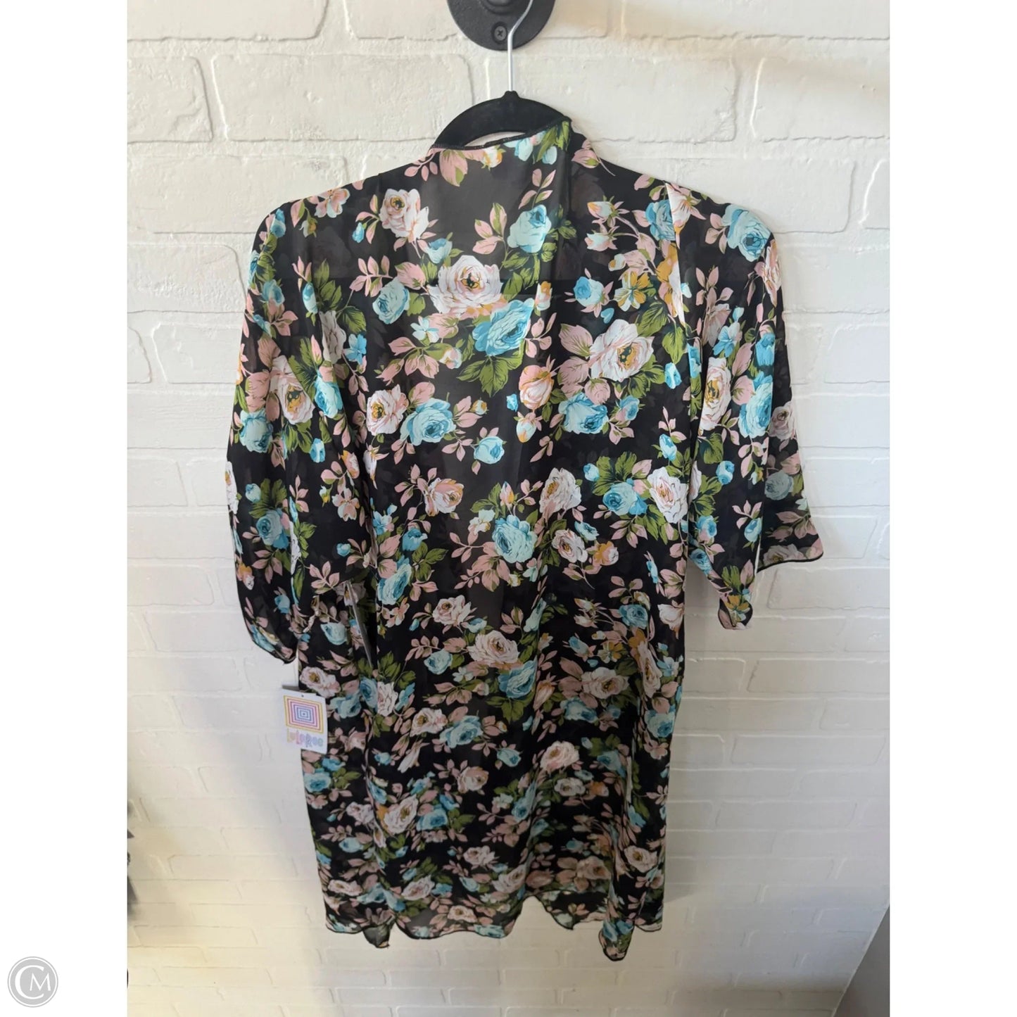 Kimono By Lularoe In Black & Blue, Size: M