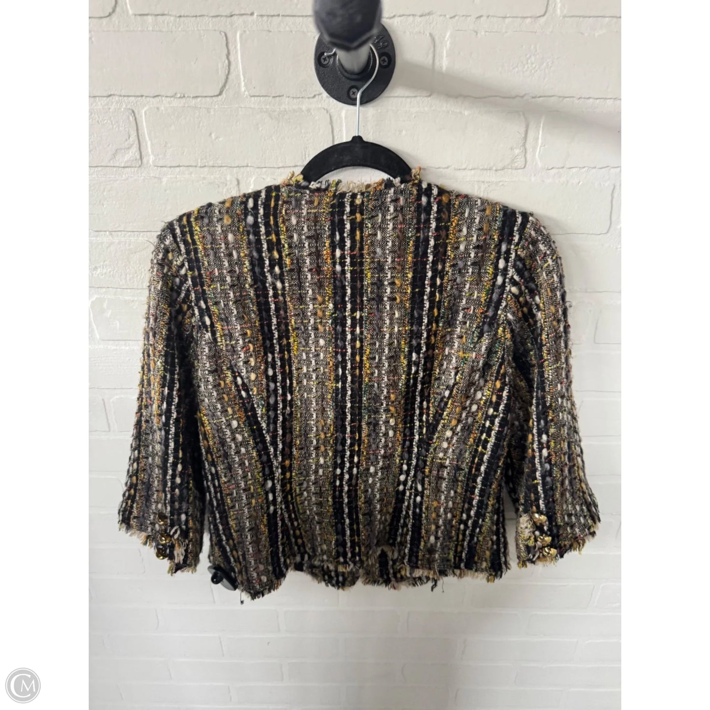 Blazer By Cabi In Black & Gold, Size: S