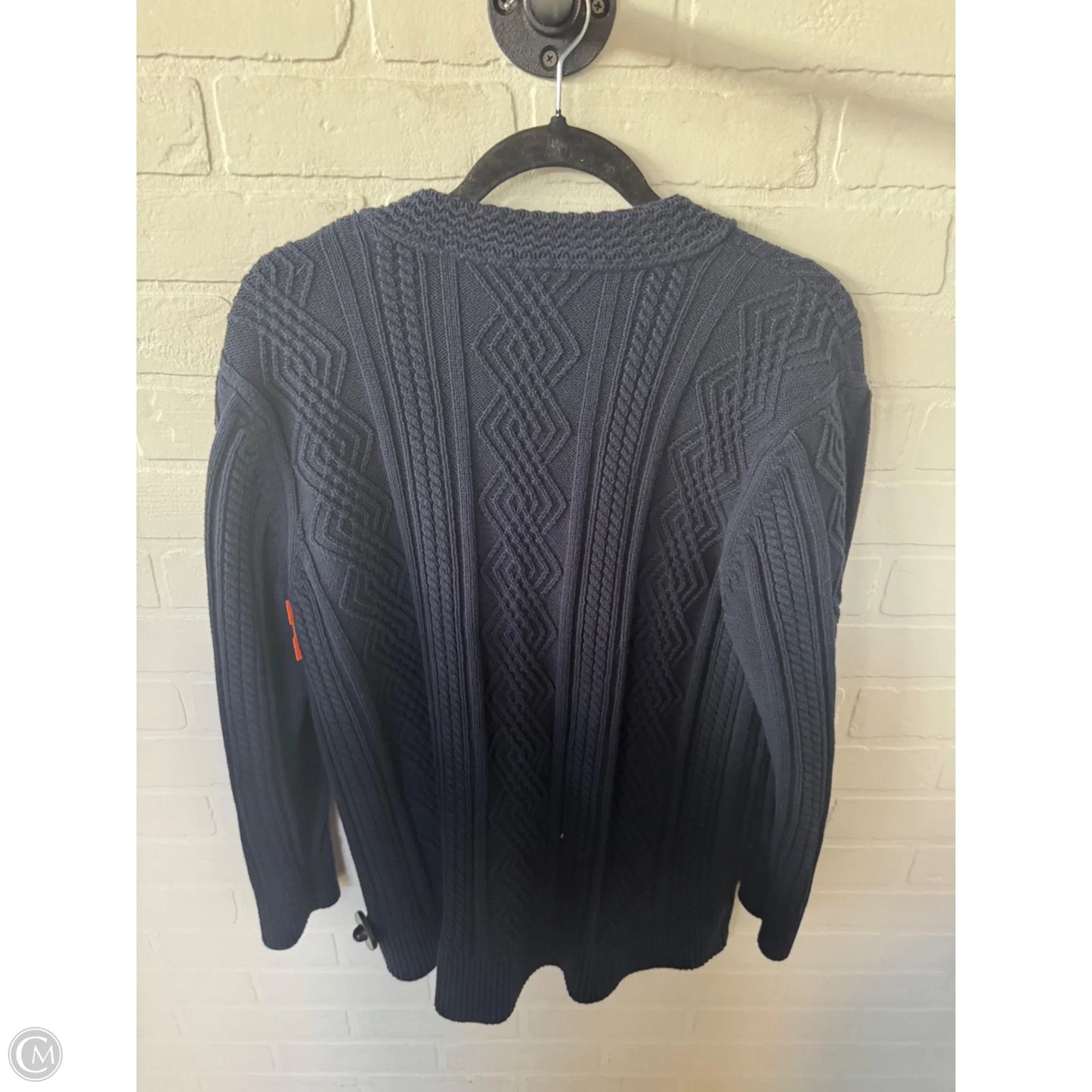 Sweater Cardigan By Cabi In Blue, Size: L