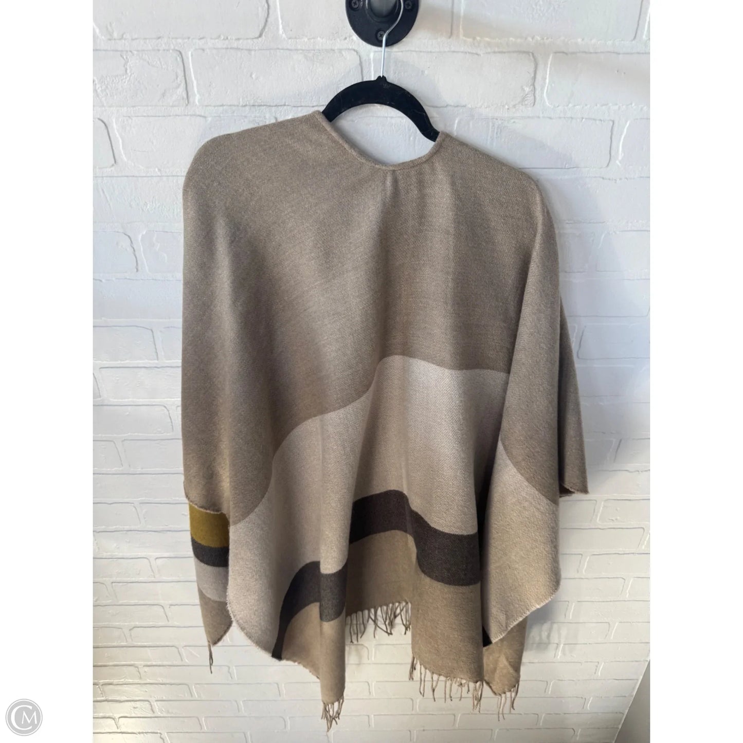 Shawl By Cabi In Brown & Yellow, Size: S