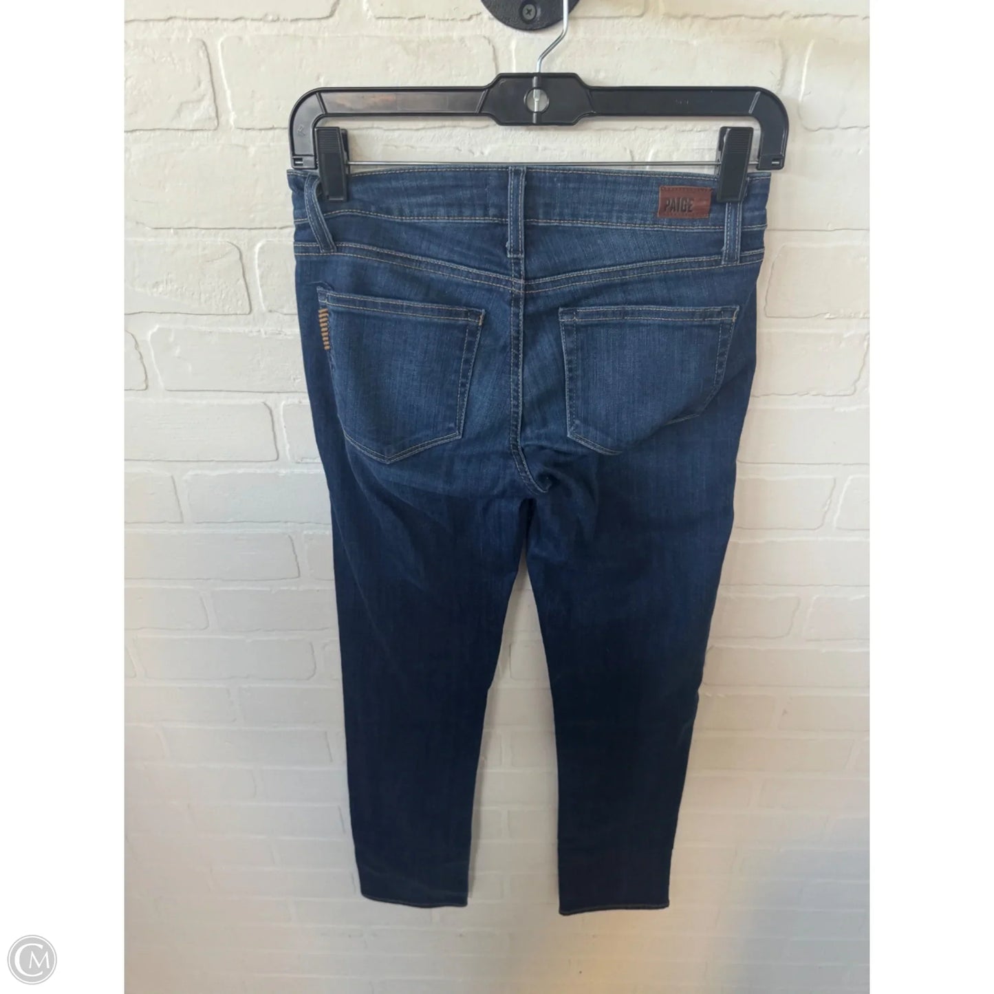 Jeans Skinny By Paige In Blue Denim, Size: 0