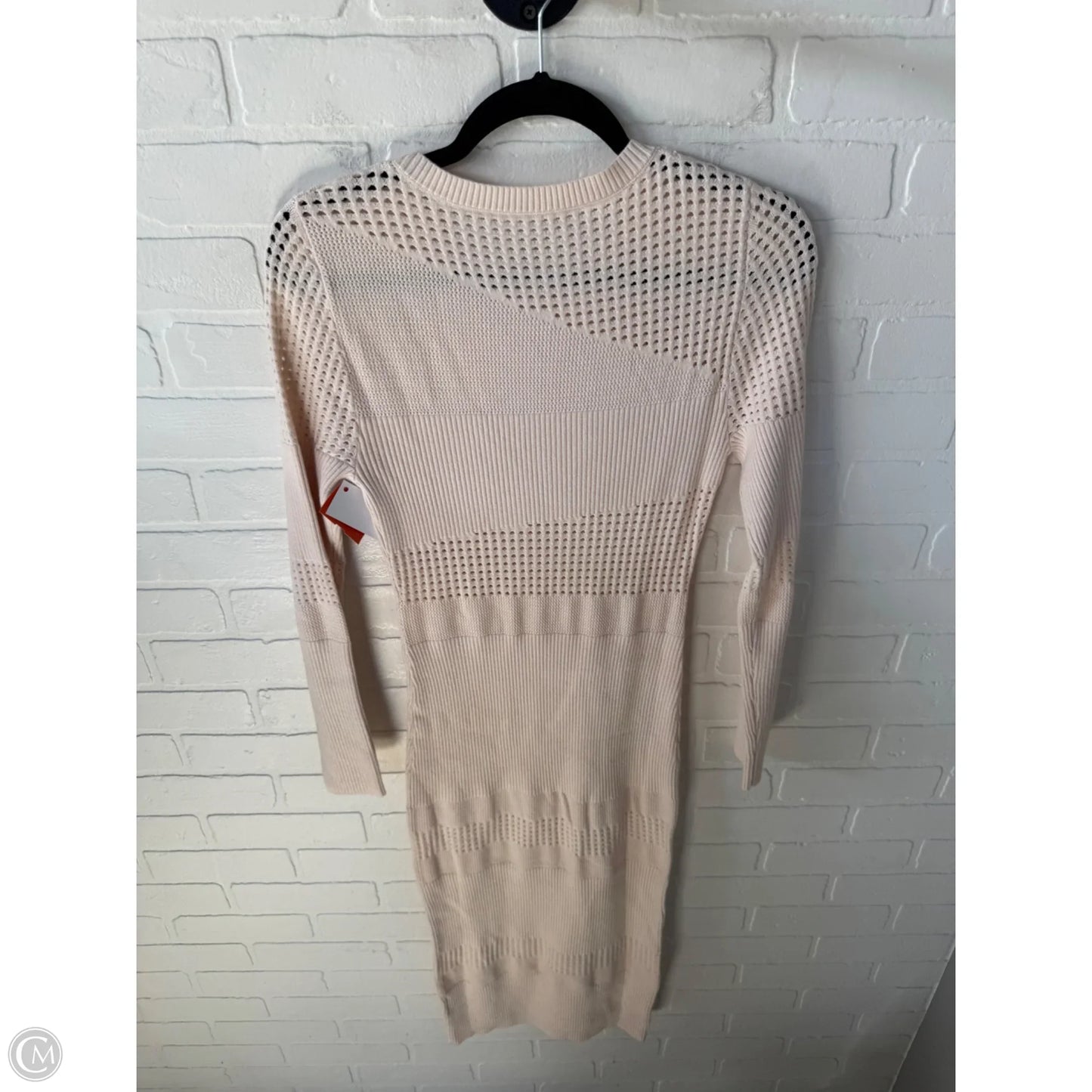 Dress Sweater By Shein In Cream, Size: M