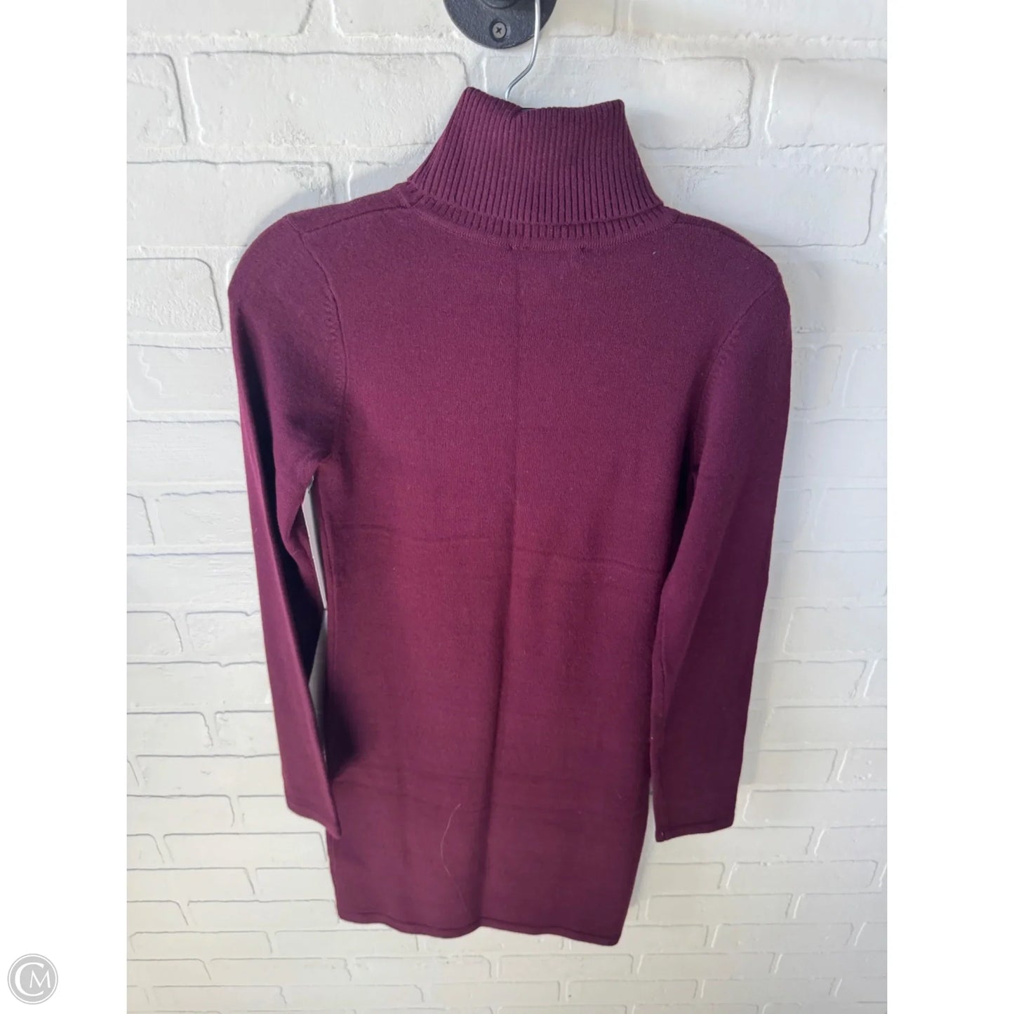 Dress Sweater By French Connection In Maroon, Size: M