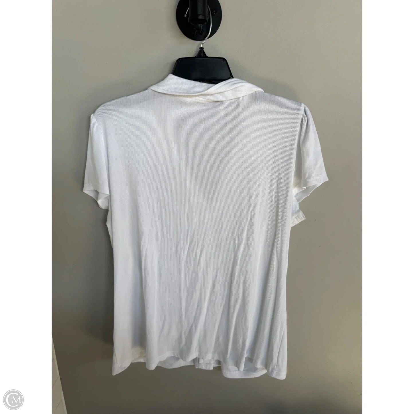 Top Short Sleeve By Jane And Delancey In White, Size: Xl