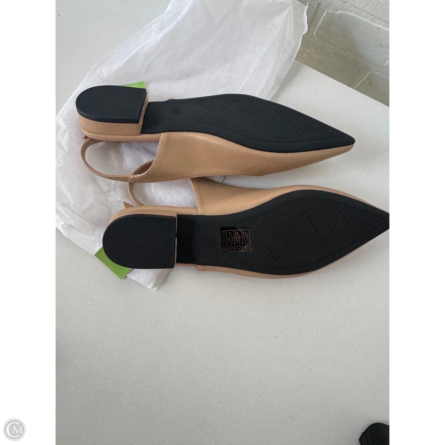 Shoes Flats By Cme In Tan, Size: 9
