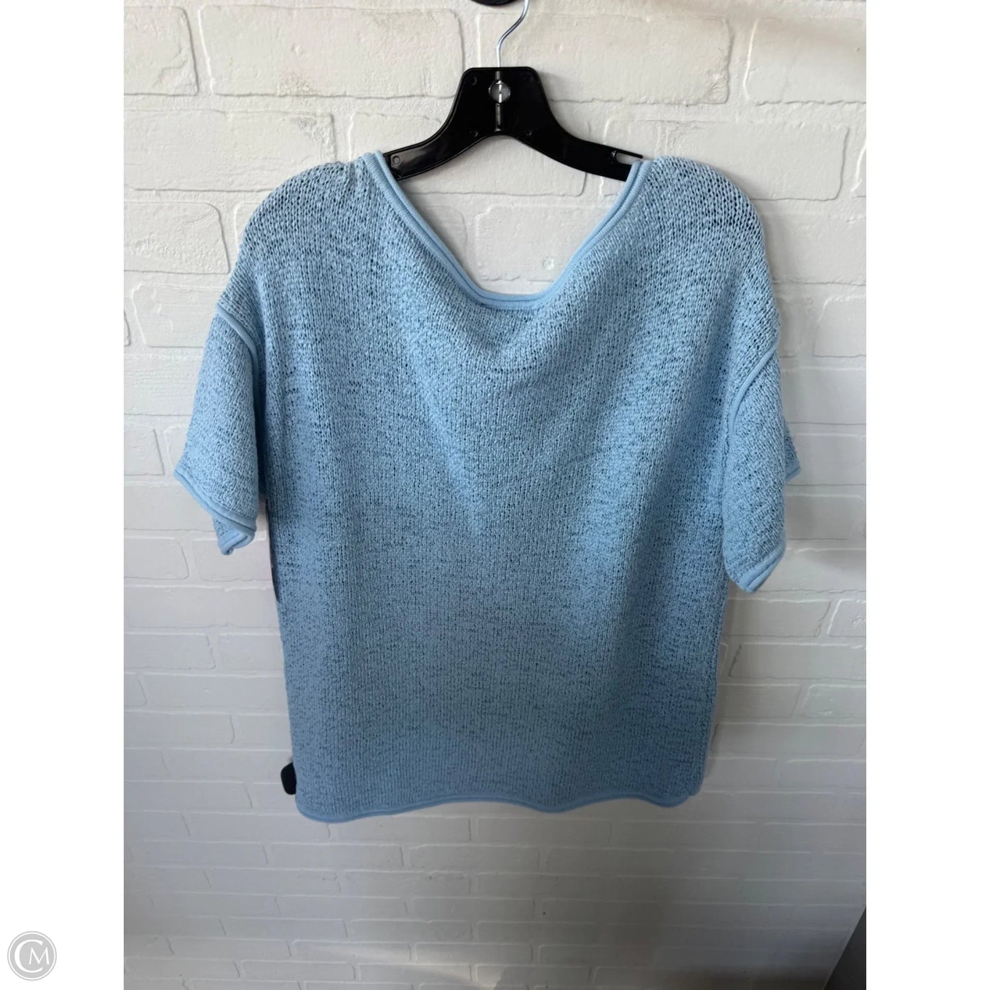 Sweater Short Sleeve By Jones New York In Blue, Size: Xl
