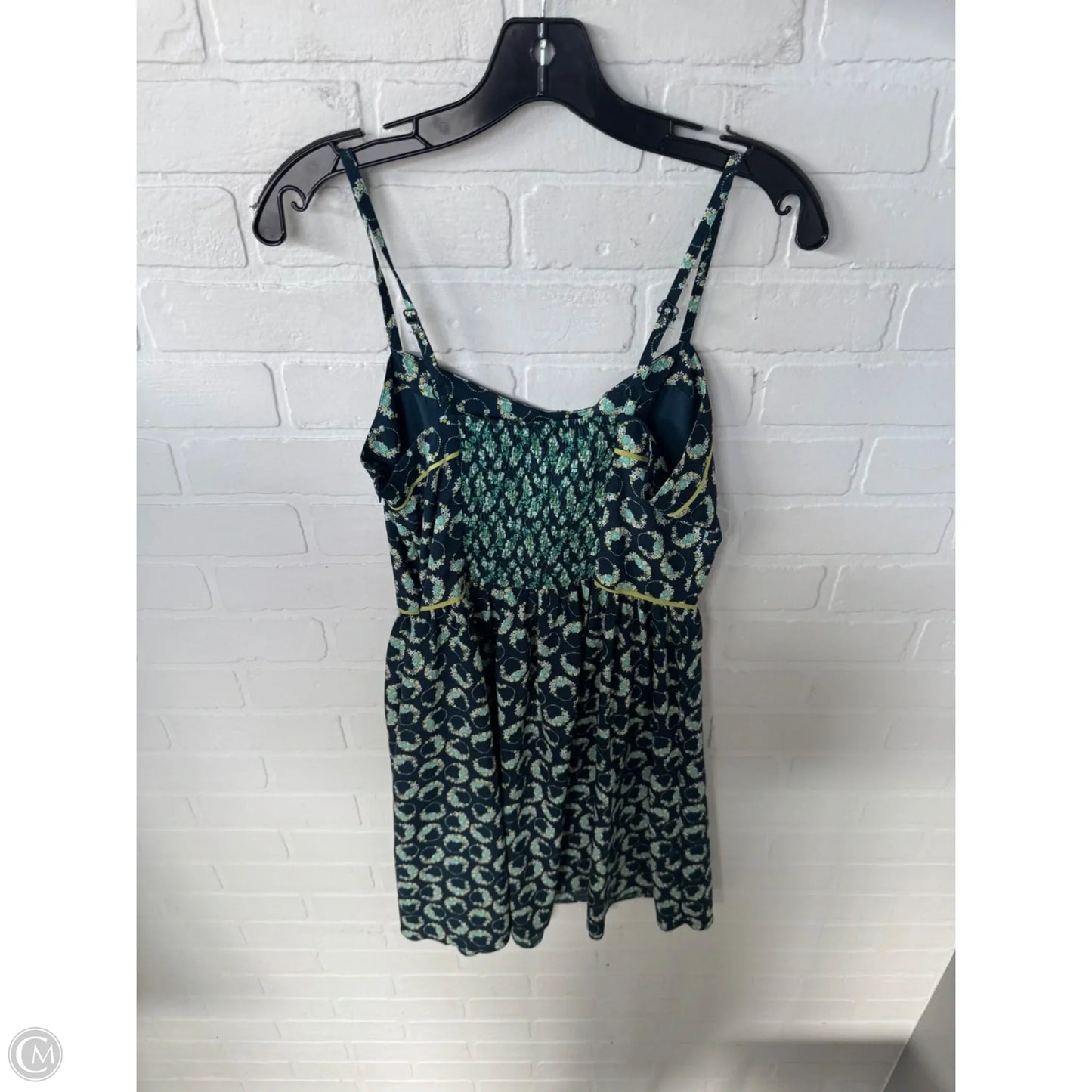 Dress Casual Short By Lc Lauren Conrad In Green & Yellow, Size: S