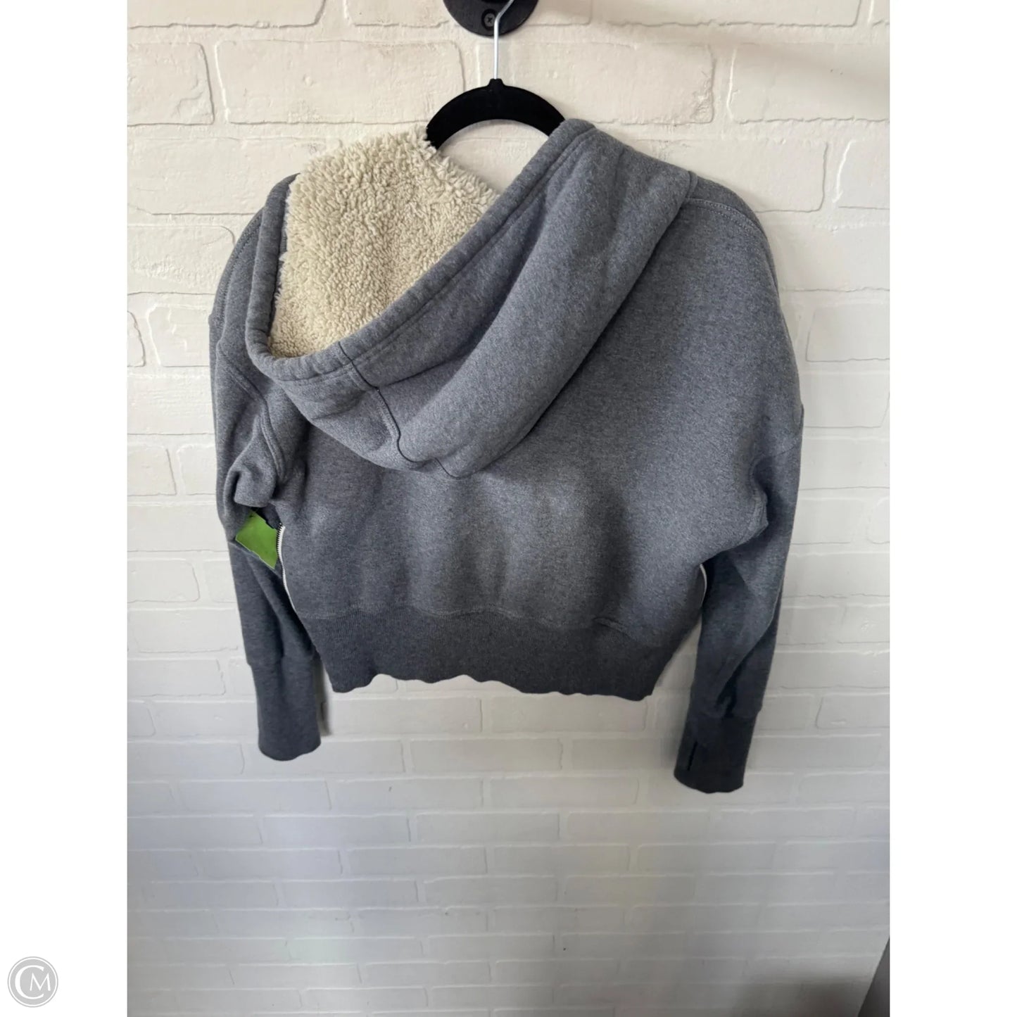 Sweatshirt Hoodie By Cabi In Grey, Size: M