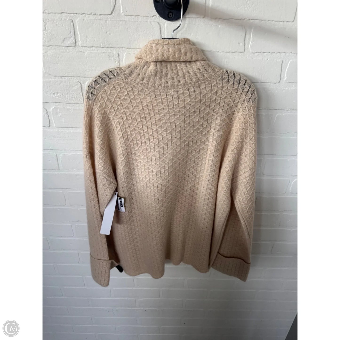 Sweater Cashmere By Cmc In Tan, Size: L