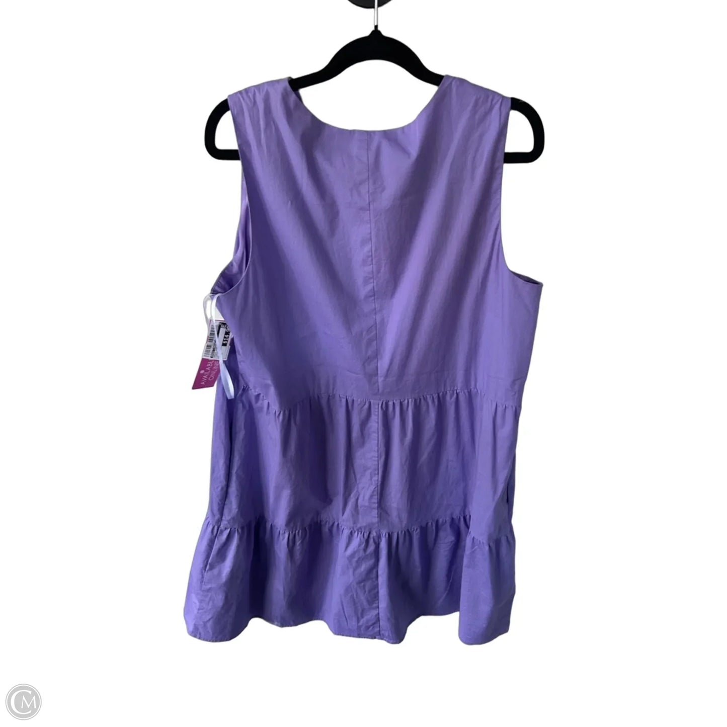 Dress Work By Maggy London In Purple, Size: L
