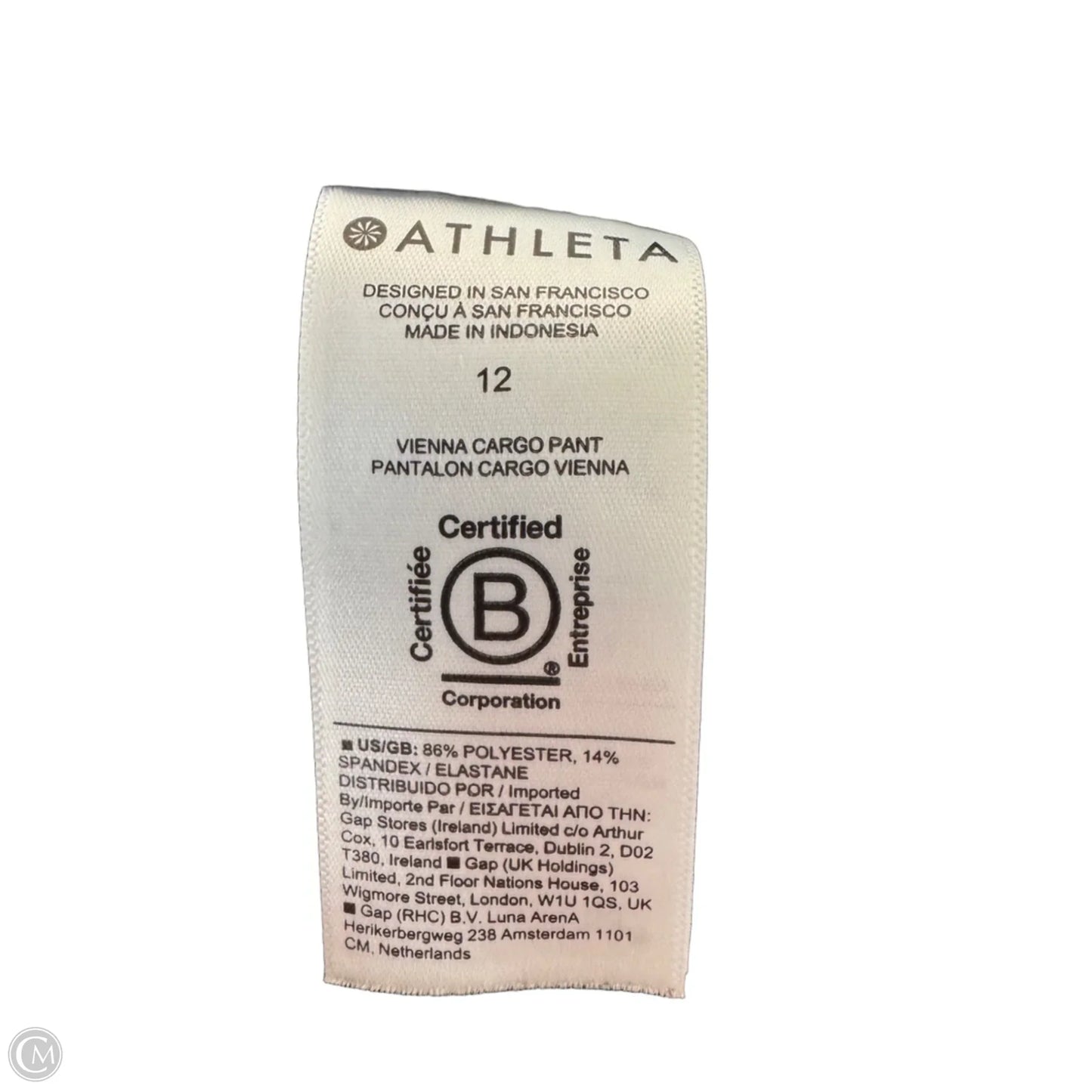 Athletic Pants By Athleta In Black, Size: 12