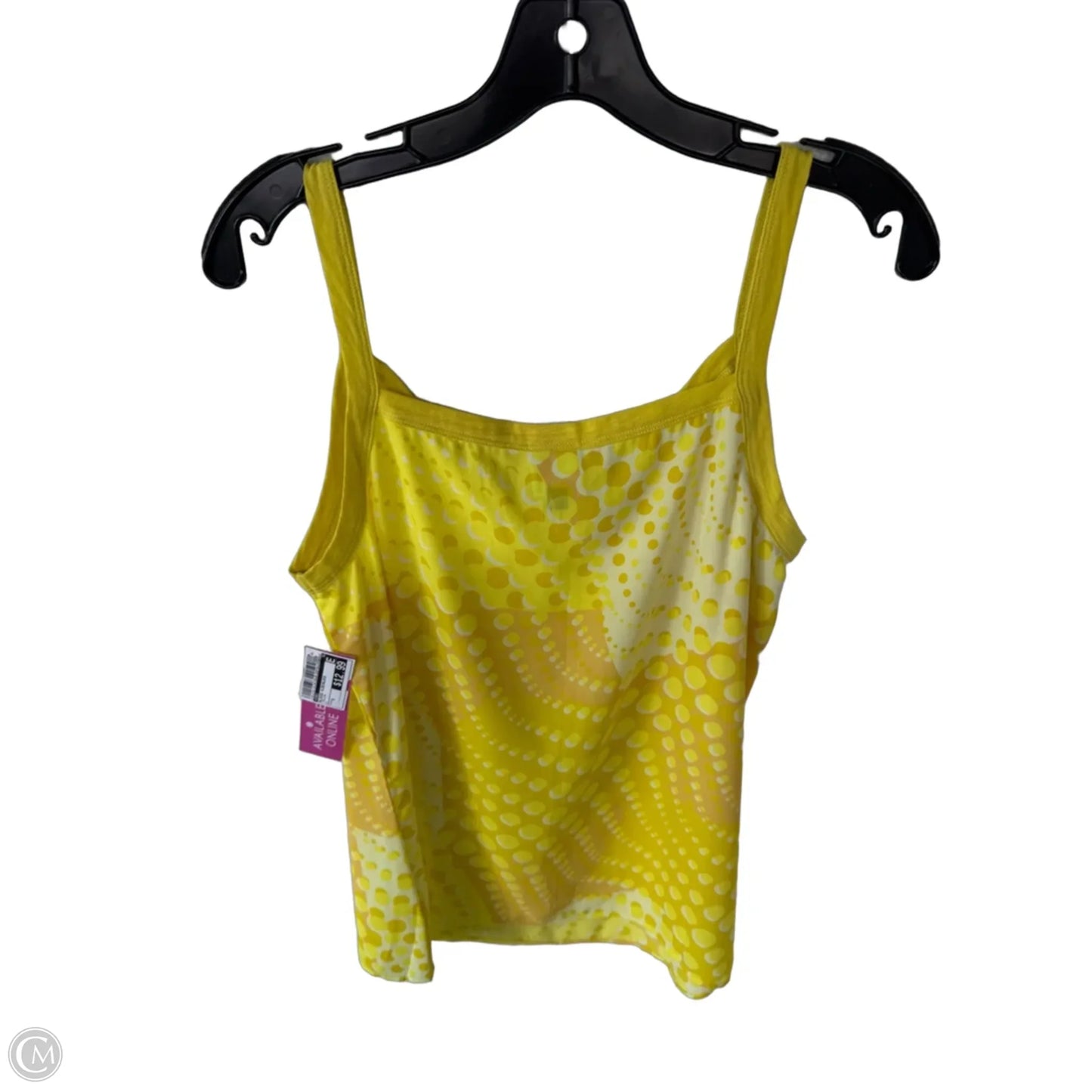 Blouse Sleeveless By Cabi In Yellow, Size: S