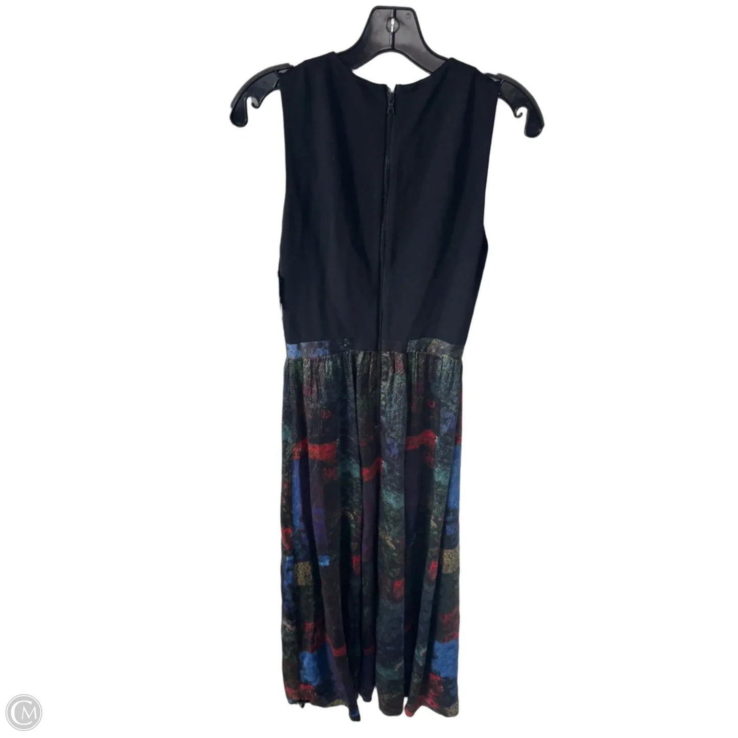 Dress Designer By Alice + Olivia In Black & Green, Size: S