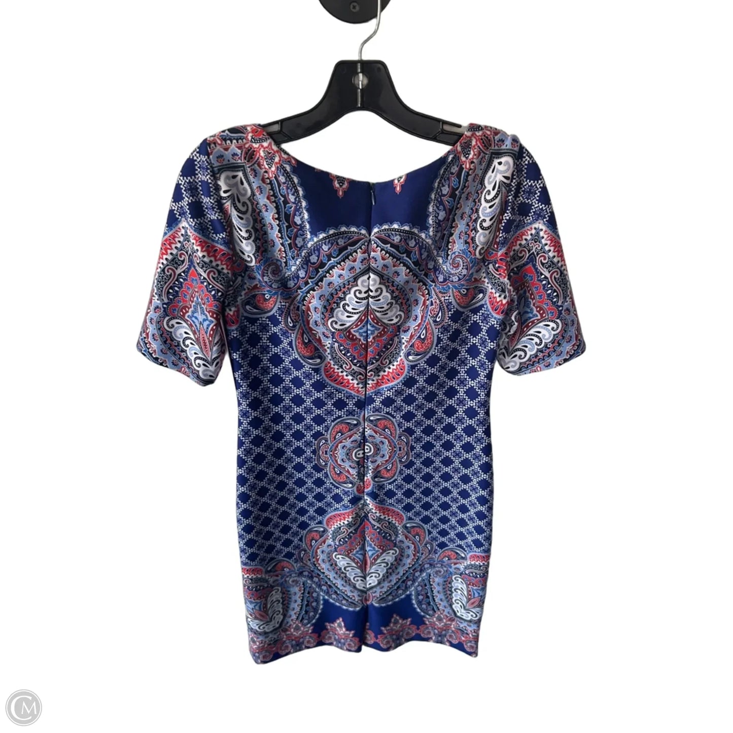 Dress Work By Antonio Melani In Blue & Red, Size: Xs