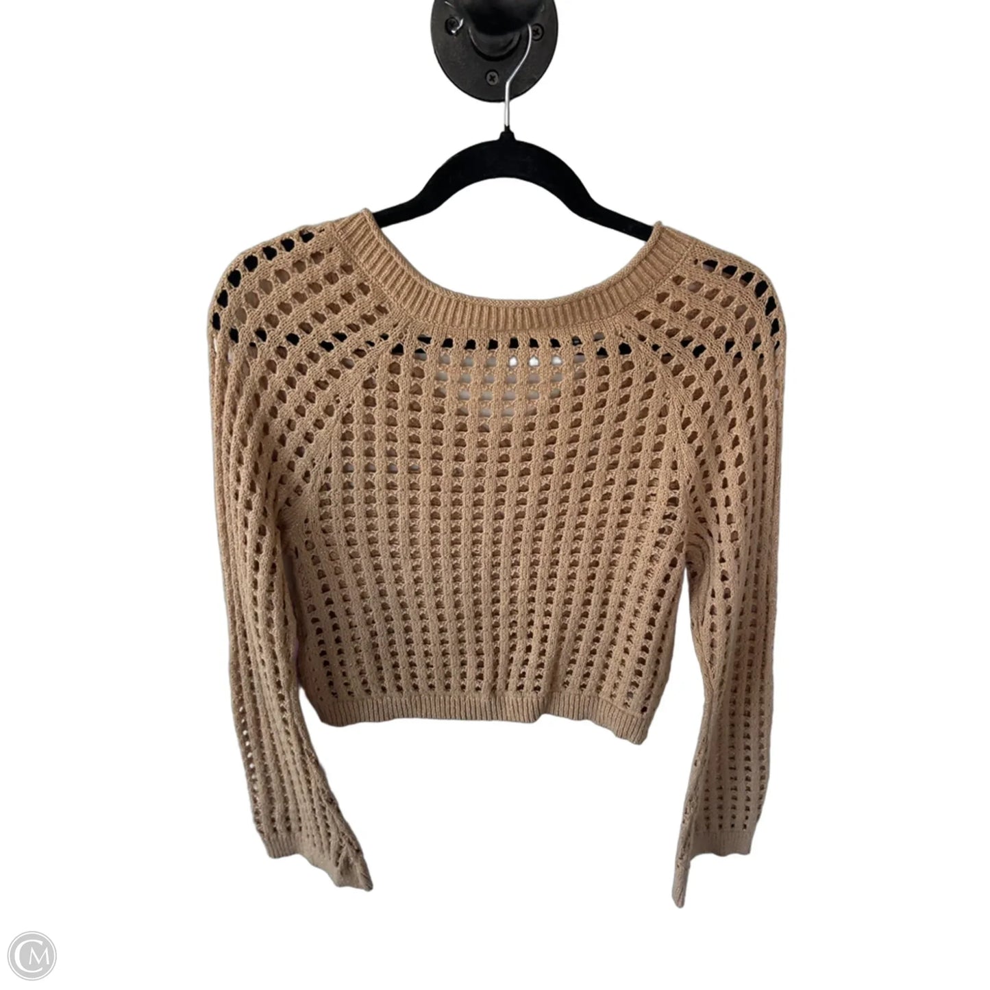 Sweater By Wild Fable In Brown & Gold, Size: S